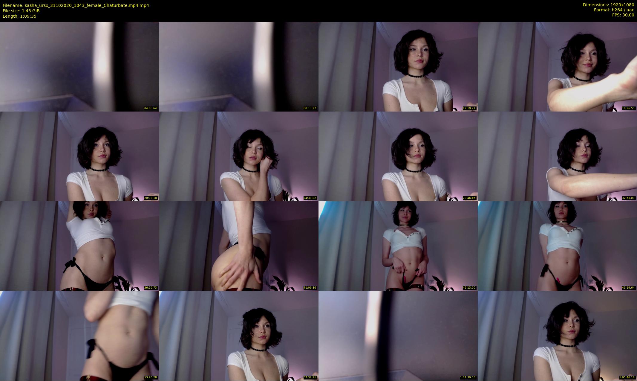 sasha_ursx — 70 minute Chaturbate female cam show recording, 1080p, Oct 31, 2020