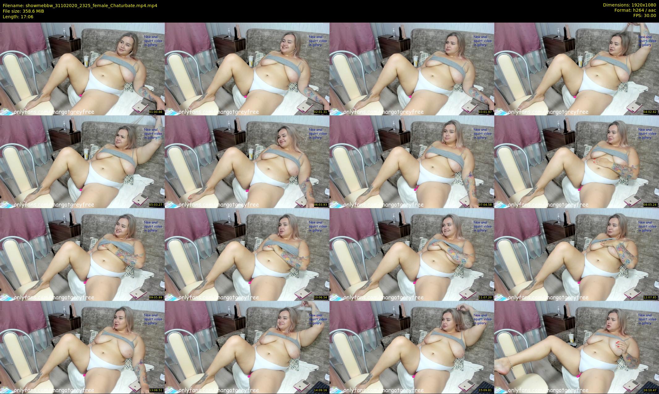 showmebbw — 18 minute Chaturbate female cam show recording, 1080p, Oct 31, 2020