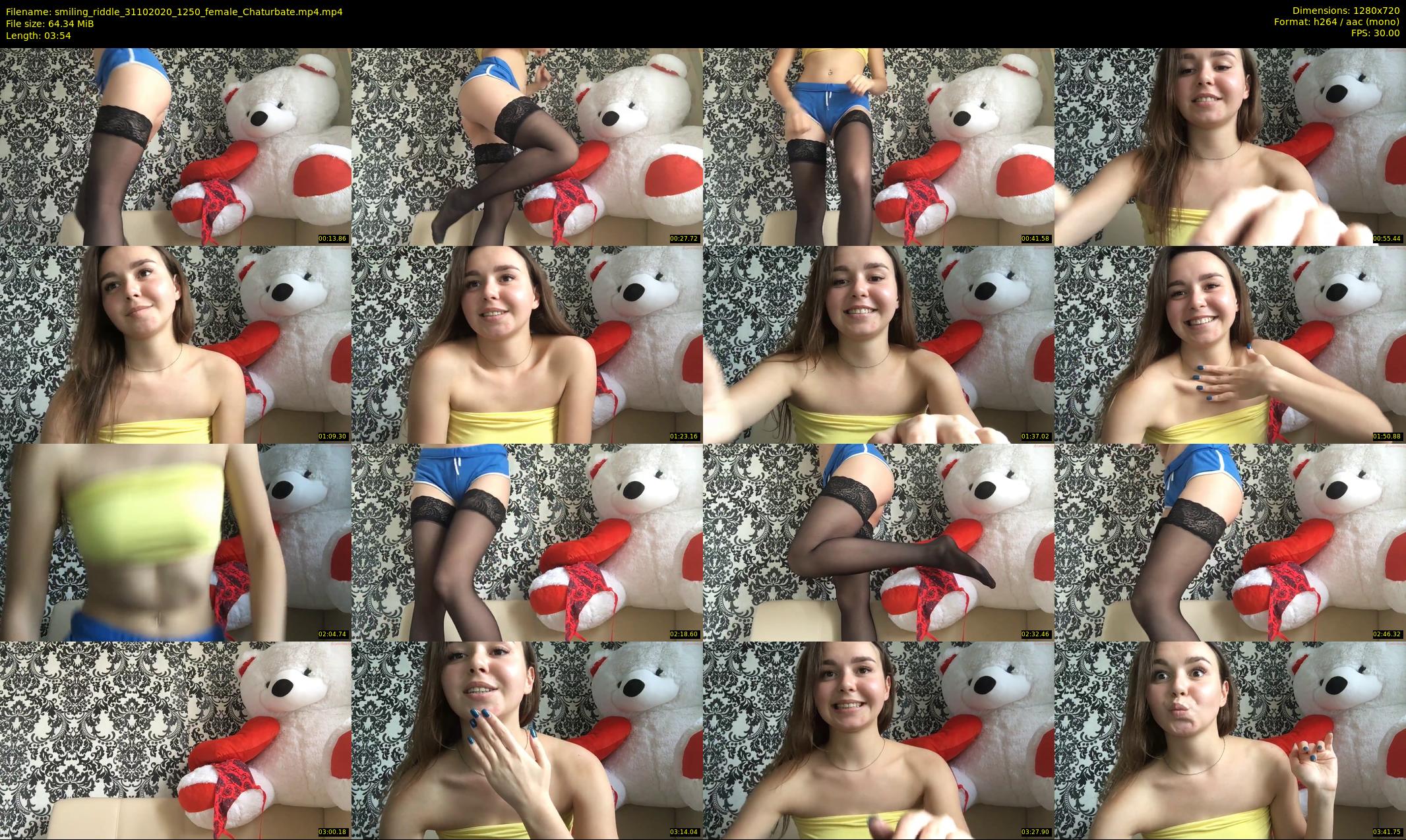 smiling_riddle — 4 minute Chaturbate female cam show recording, 720p, Oct 31, 2020
