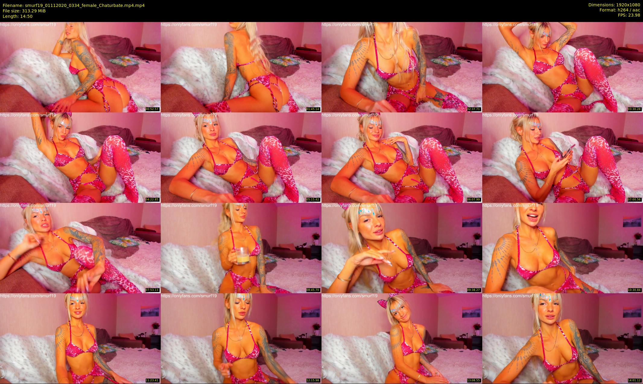 smurf19 — 15 minute Chaturbate female cam show recording, 1080p, Nov 1, 2020