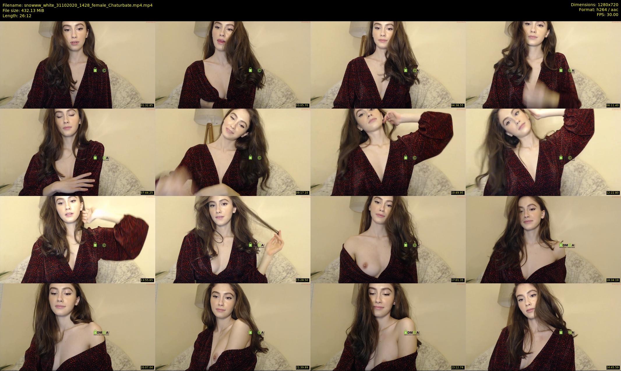 snowww_white — 27 minute Chaturbate female cam show recording, 720p, Oct 31, 2020