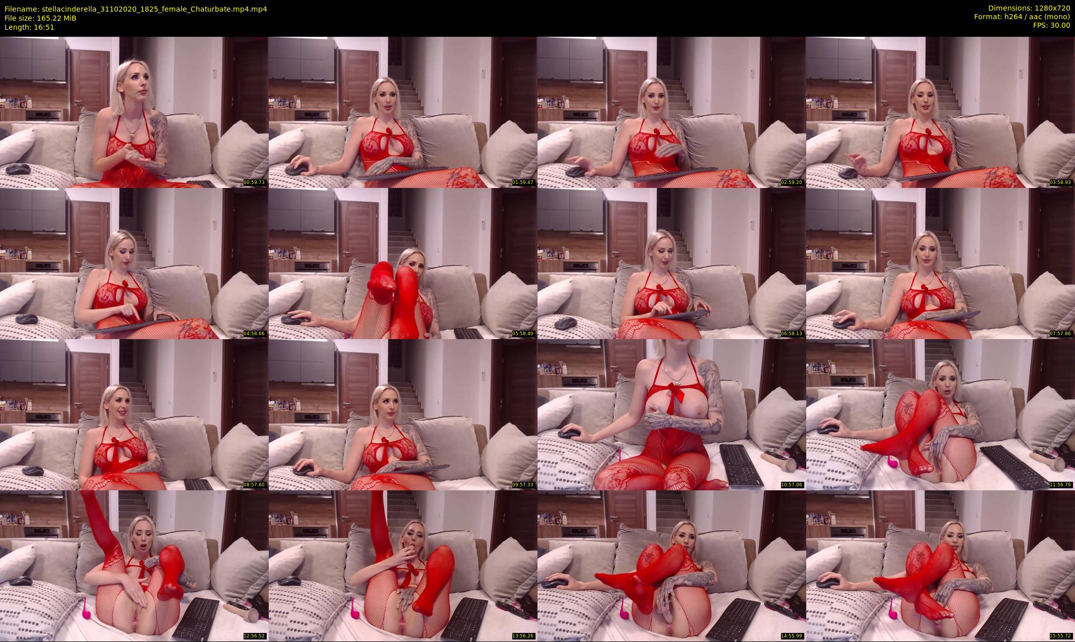 stellacinderella — 17 minute Chaturbate female cam show recording, 720p, Oct 31, 2020