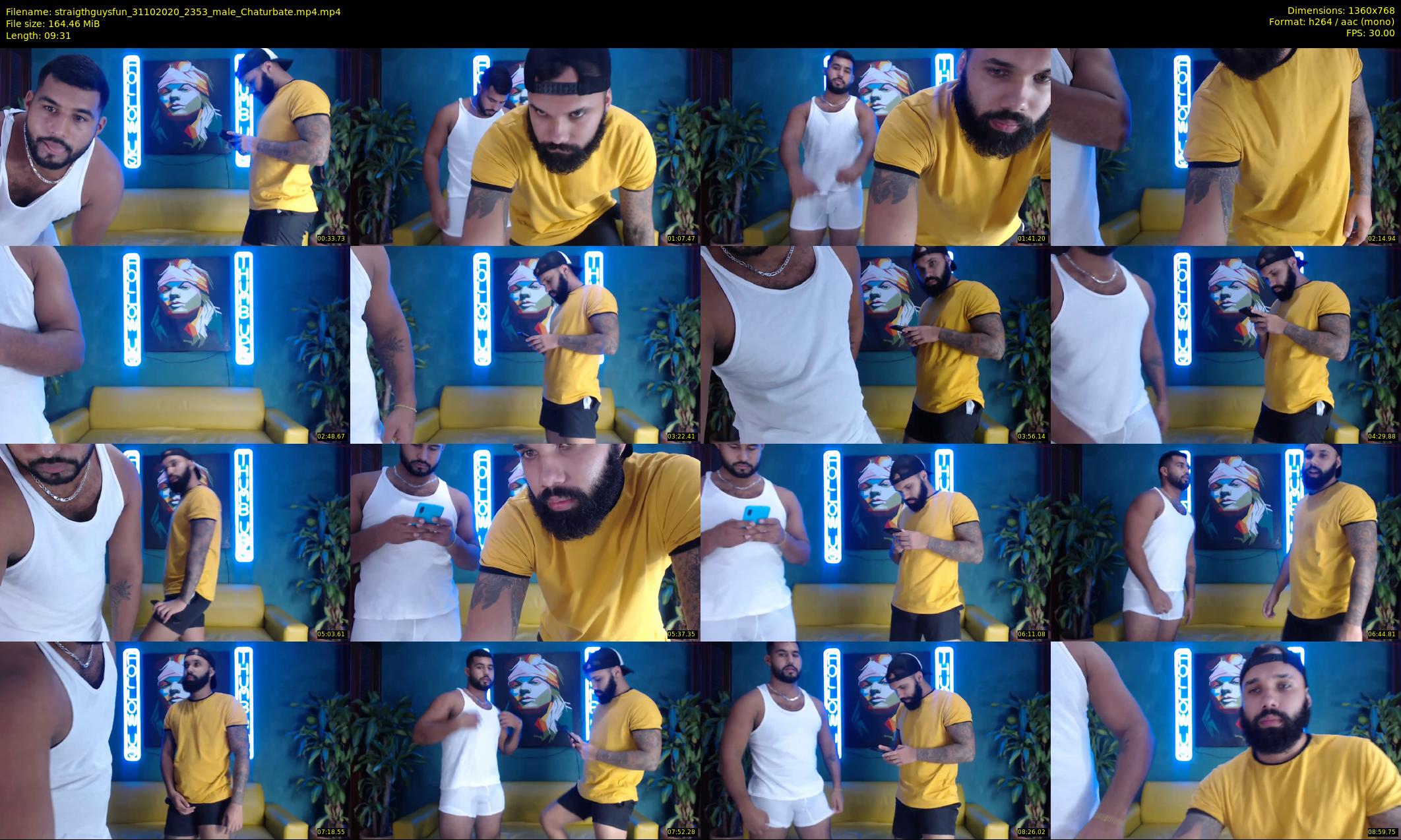 straigthguysfun — 10 minute Chaturbate male cam show recording, 720p, Oct 31, 2020