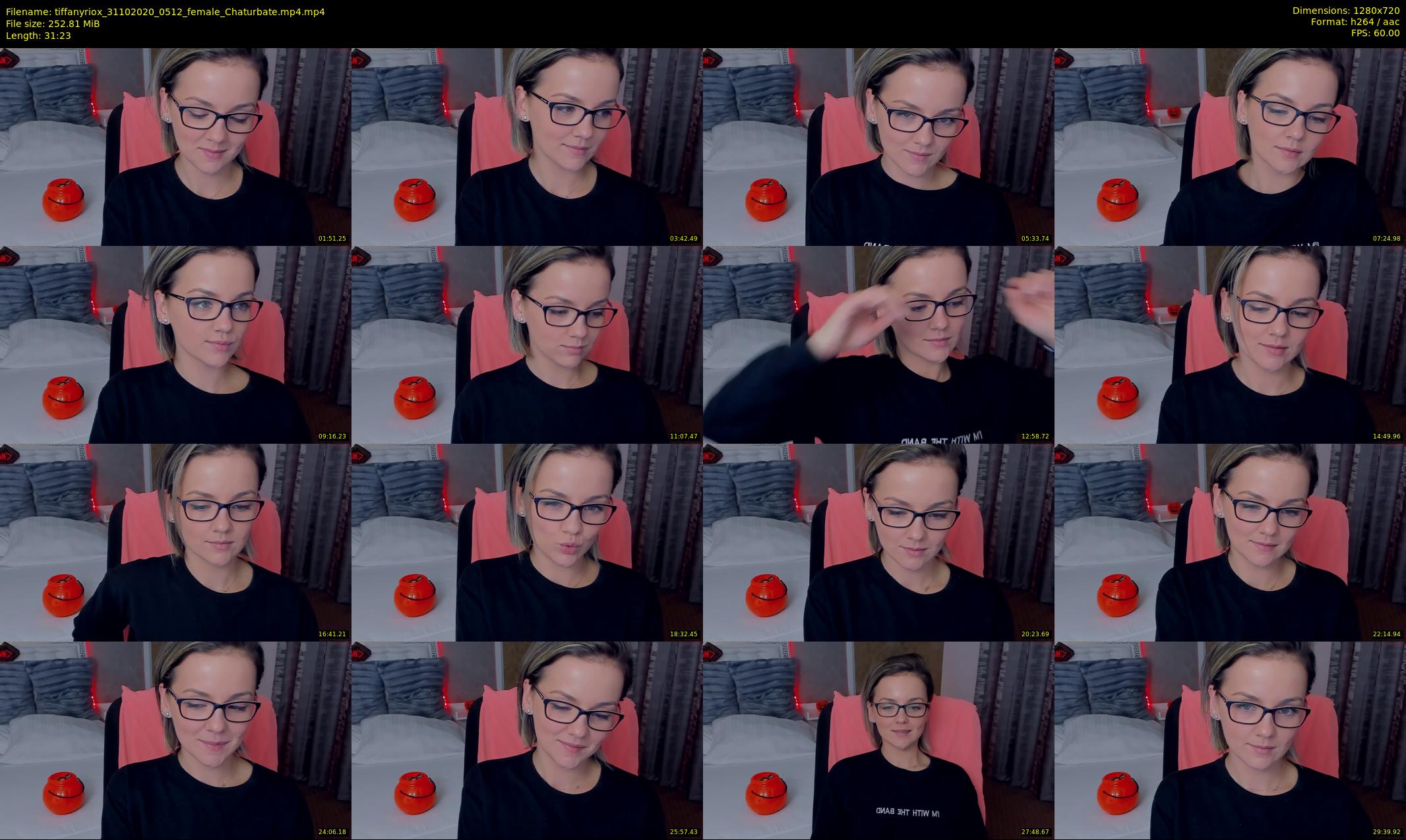 tiffanyriox — 32 minute Chaturbate female cam show recording, 720p, Oct 31, 2020