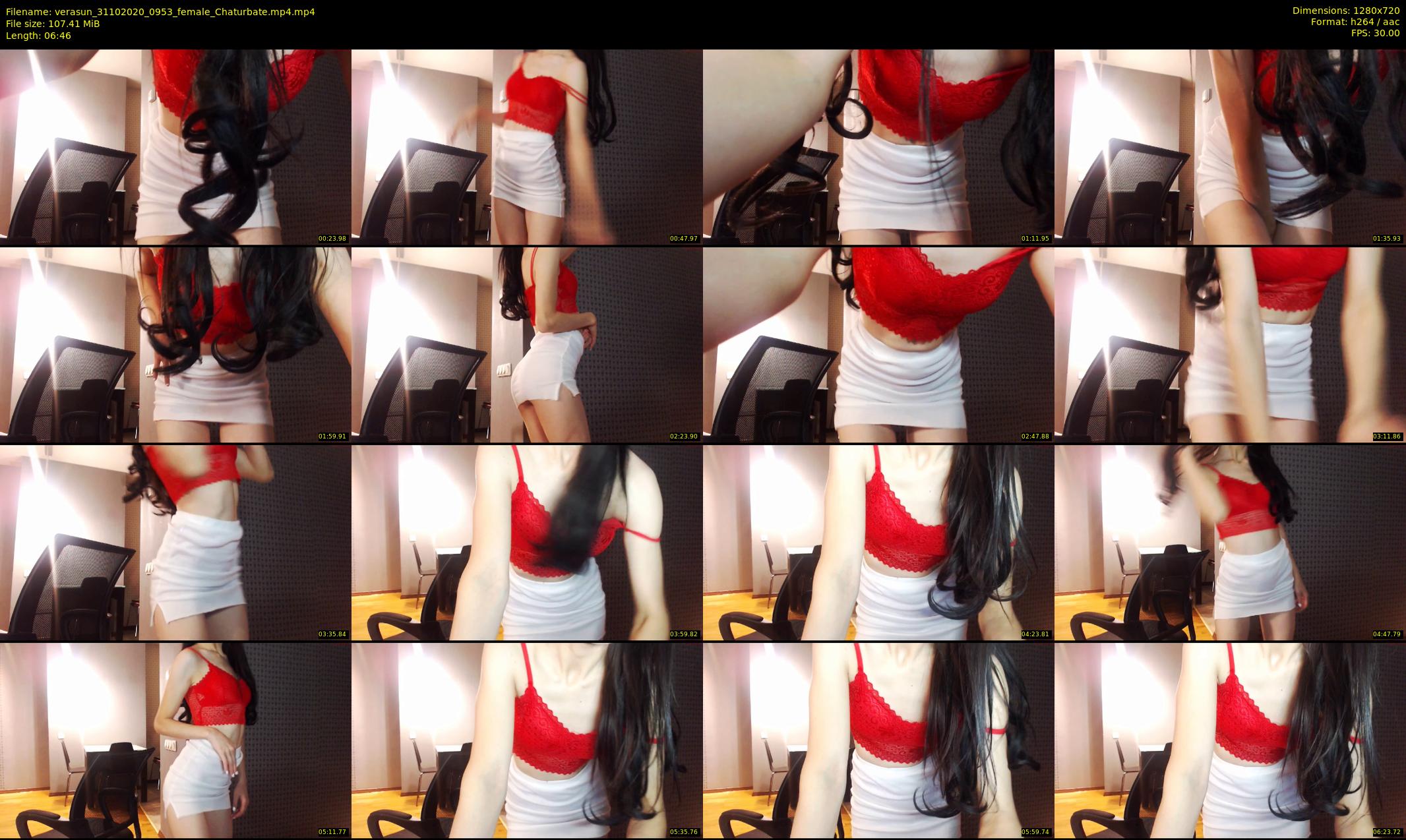 verasun — 7 minute Chaturbate female cam show recording, 720p, Oct 31, 2020
