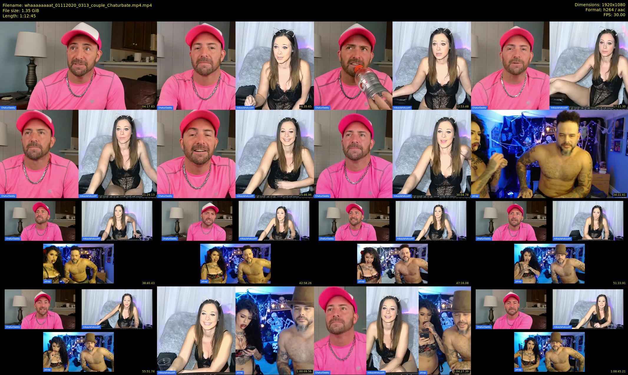 whaaaaaaaat — 73 minute Chaturbate couple cam show recording, 1080p, Nov 1, 2020