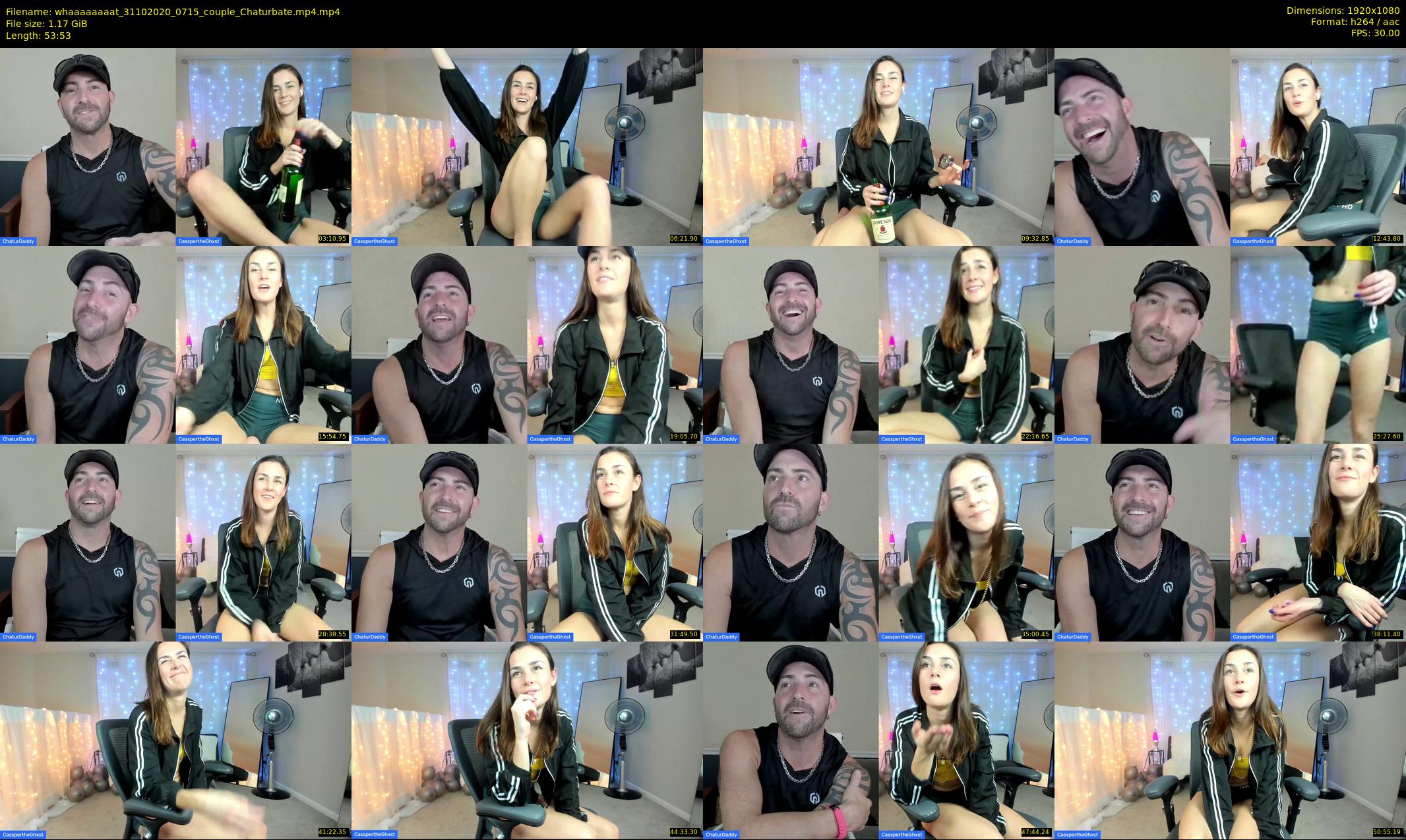 whaaaaaaaat — 54 minute Chaturbate couple cam show recording, 1080p, Oct 31, 2020