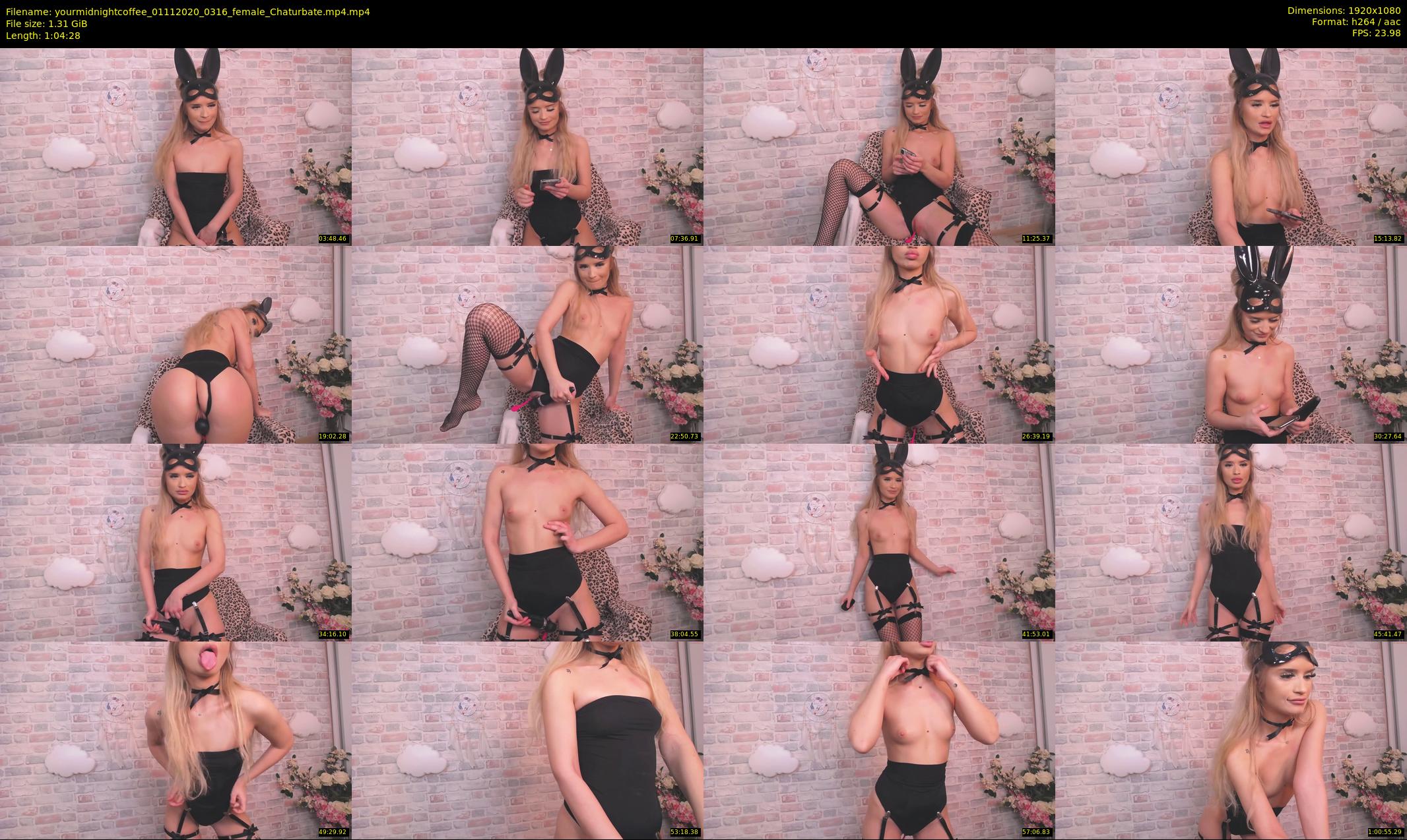 yourmidnightcoffee — 65 minute Chaturbate female cam show recording, 1080p, Nov 1, 2020