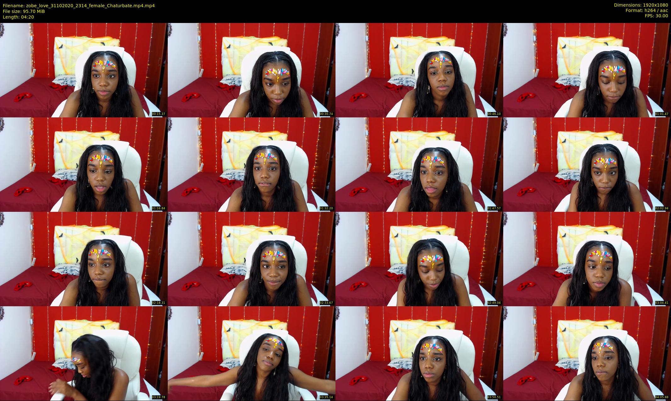 zobe_love — 5 minute Chaturbate female cam show recording, 1080p, Oct 31, 2020