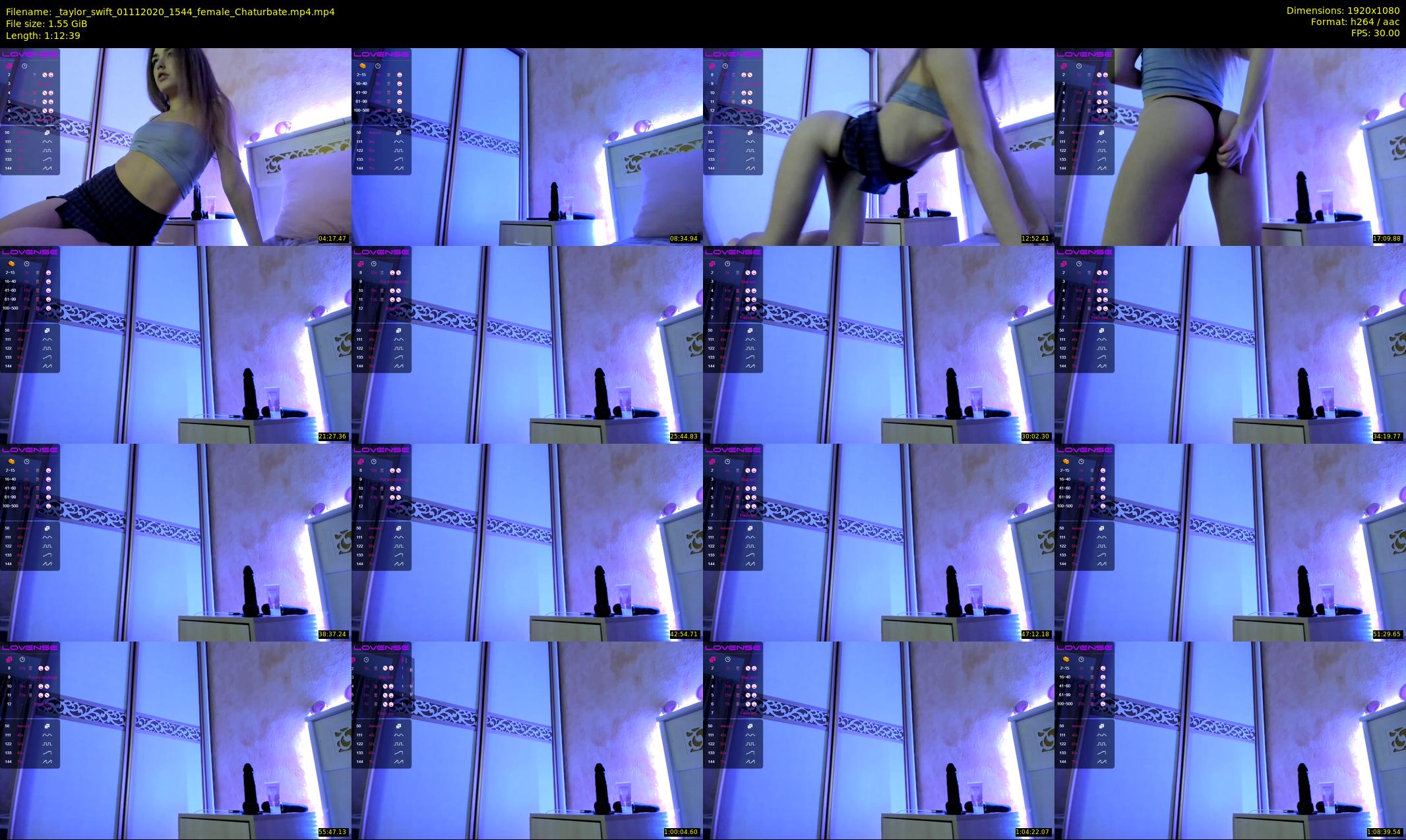 _taylor_swift — 73 minute Chaturbate female cam show recording, 1080p, Nov 1, 2020