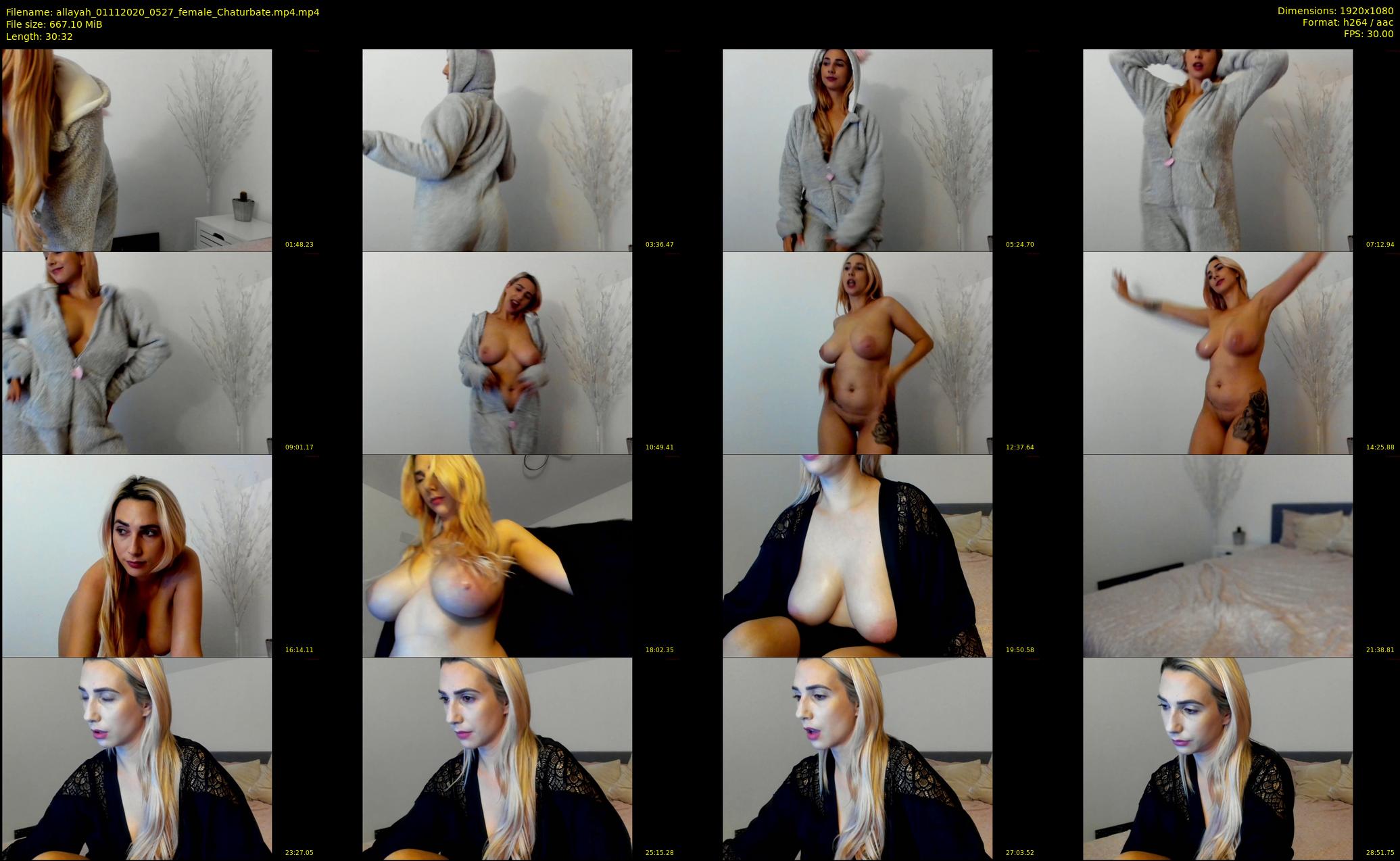 allayah — 31 minute Chaturbate female cam show recording, 1080p, Nov 1, 2020