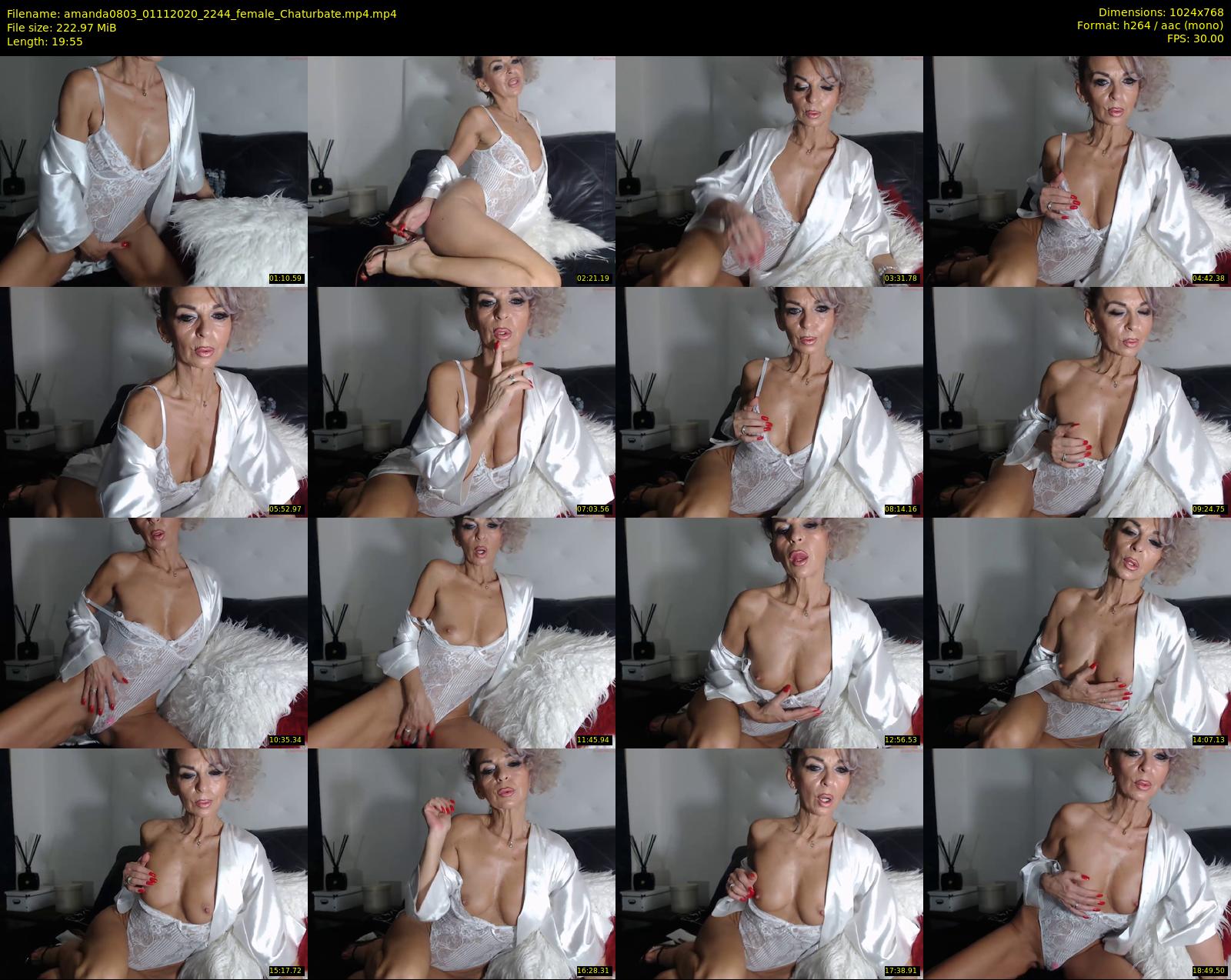 amanda0803 — 20 minute Chaturbate female cam show recording, 720p, Nov 1, 2020