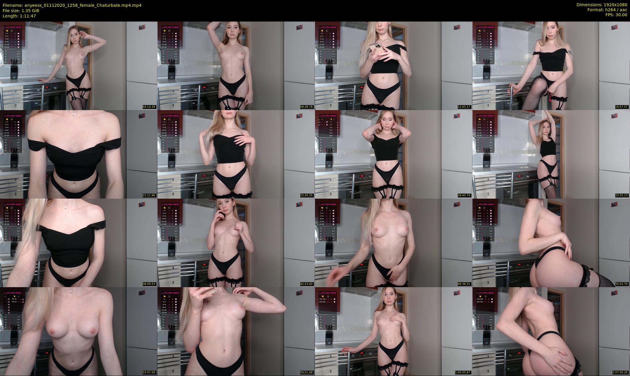 anyeess — 72 minute Chaturbate female cam show recording, 1080p, Nov 1, 2020