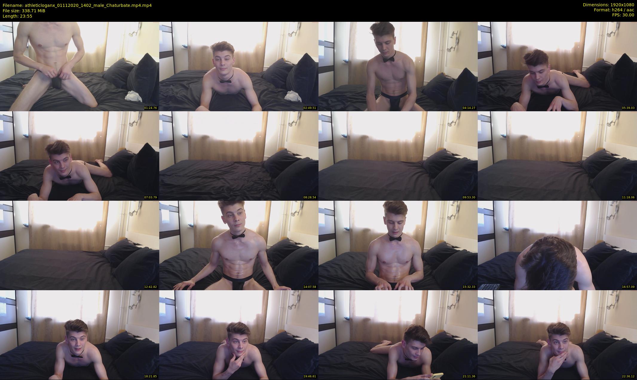 athleticloganx — 24 minute Chaturbate male cam show recording, 1080p, Nov 1, 2020