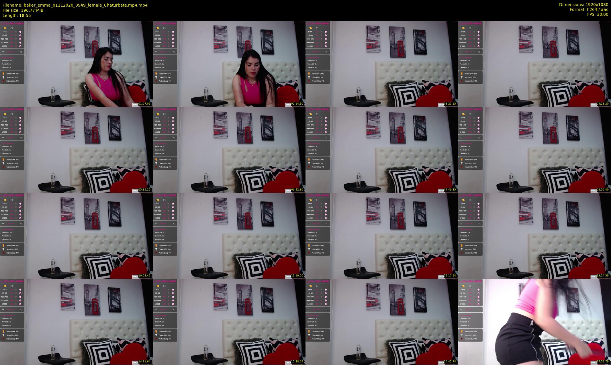 baker_emma — 19 minute Chaturbate female cam show recording, 1080p, Nov 1, 2020