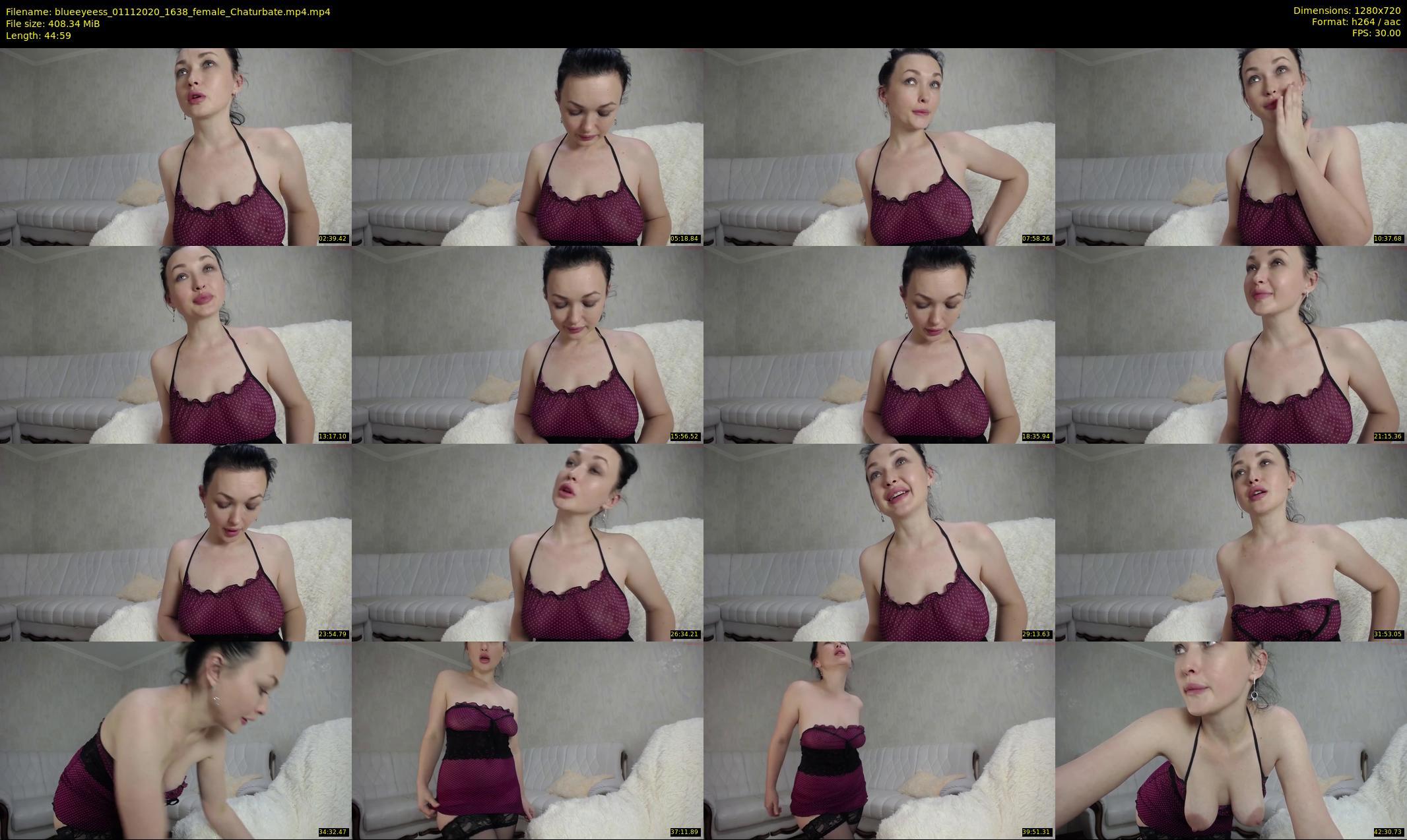 blueeyeess — 45 minute Chaturbate female cam show recording, 720p, Nov 1, 2020