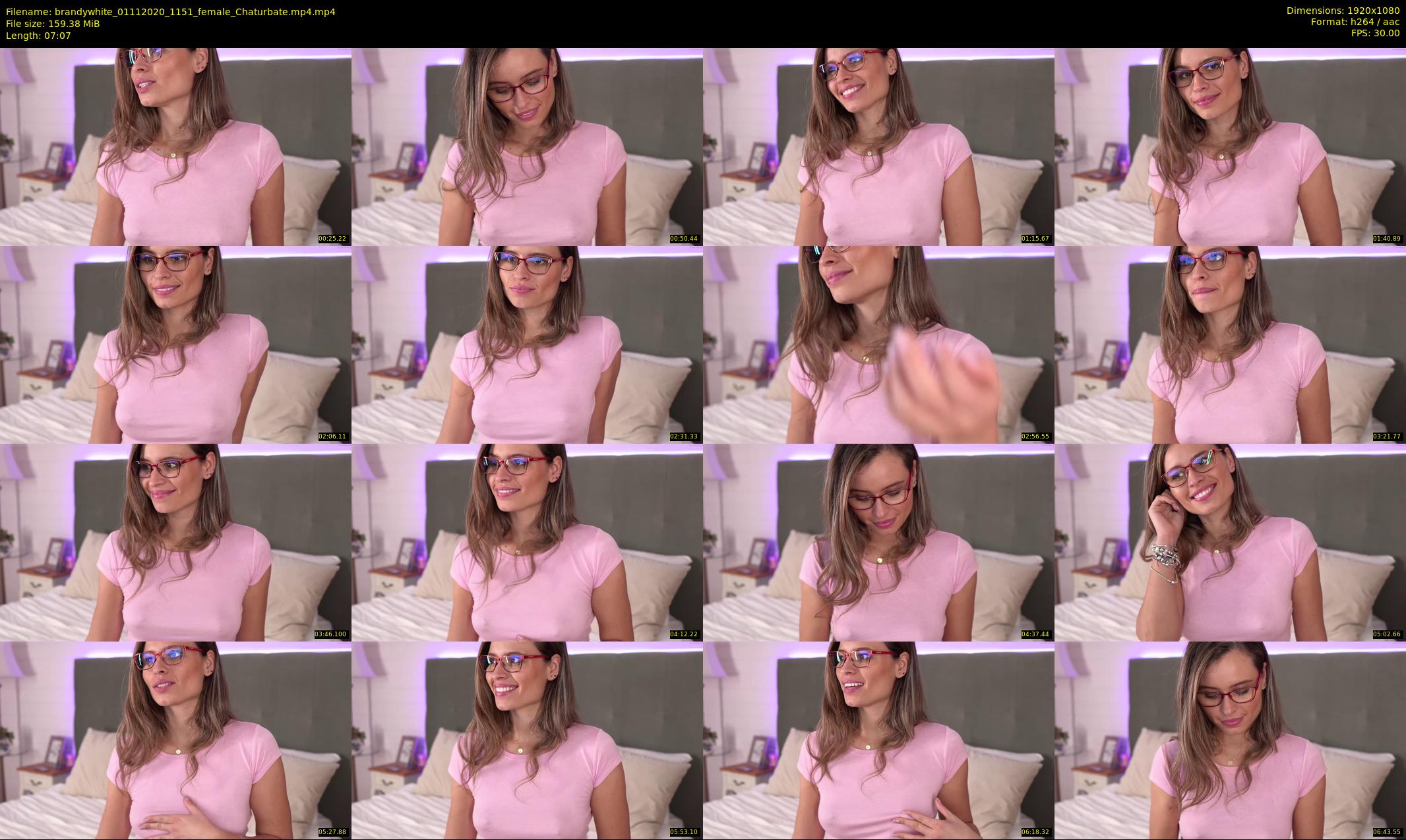 brandywhite — 8 minute Chaturbate female cam show recording, 1080p, Nov 1, 2020