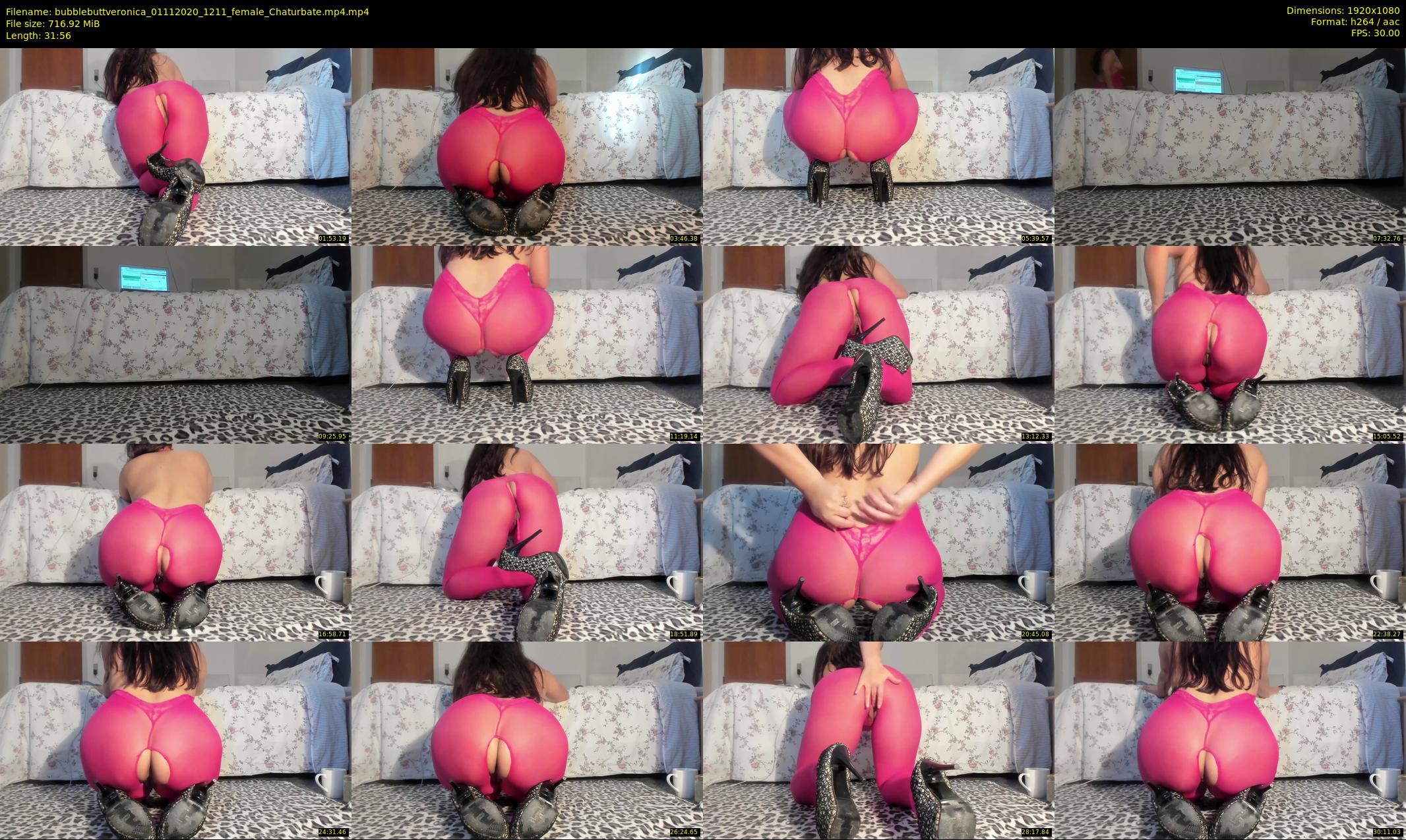bubblebuttveronica — 32 minute Chaturbate female cam show recording, 1080p, Nov 1, 2020