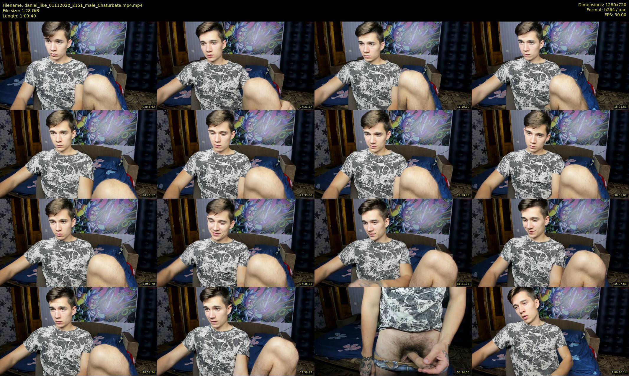 daniel_like — 64 minute Chaturbate male cam show recording, 720p, Nov 1, 2020