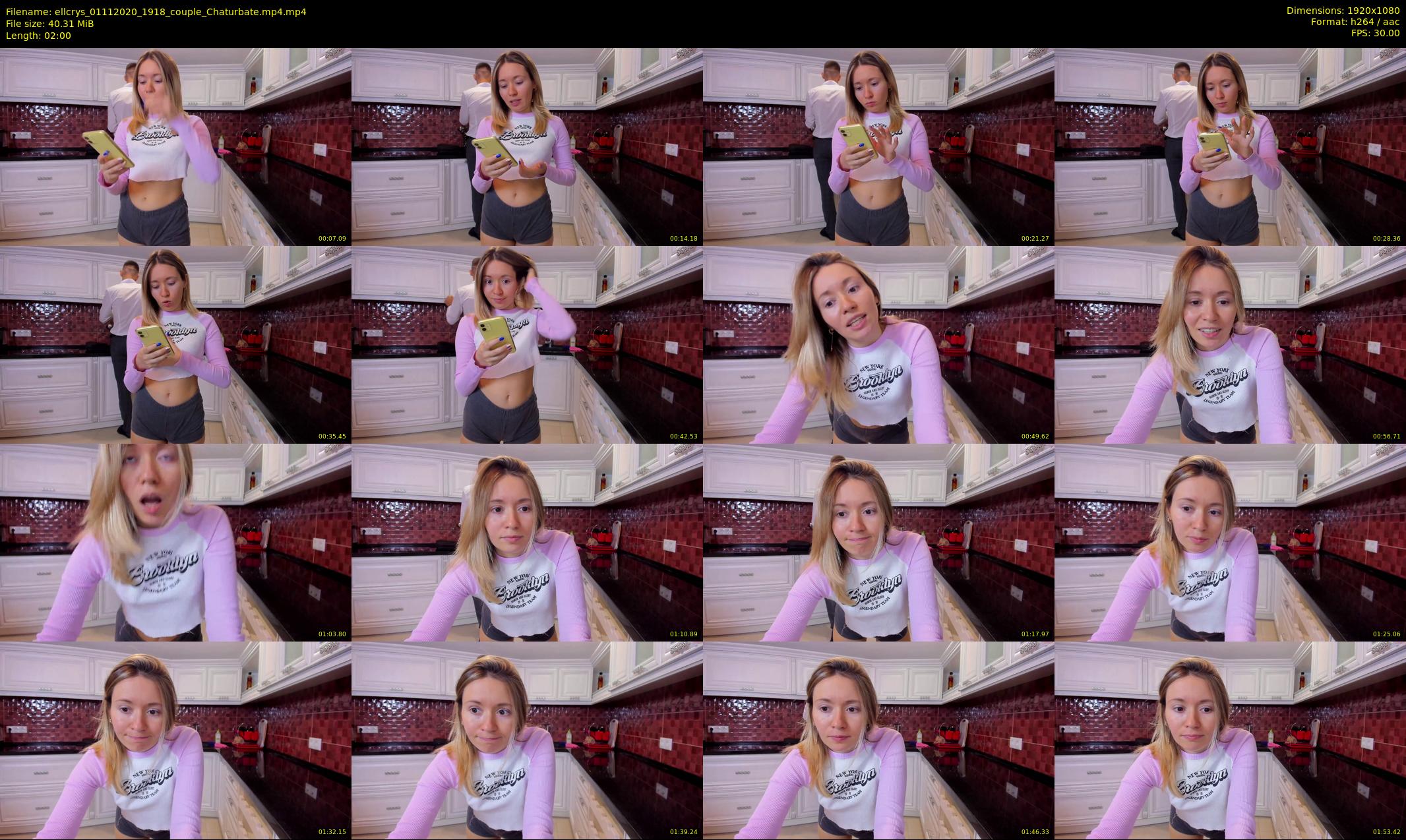 ellcrys — 2 minute Chaturbate couple cam show recording, 1080p, Nov 1, 2020