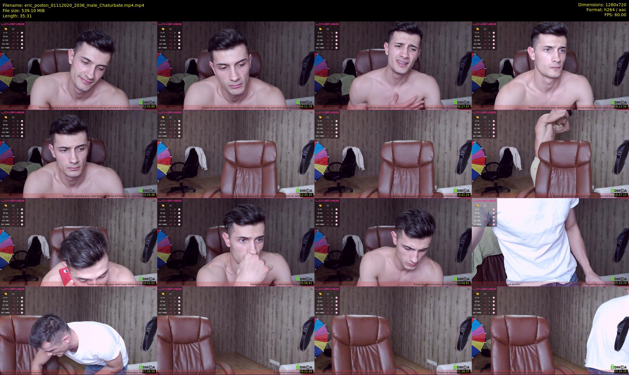 eric_poston — 36 minute Chaturbate male cam show recording, 720p, Nov 1, 2020