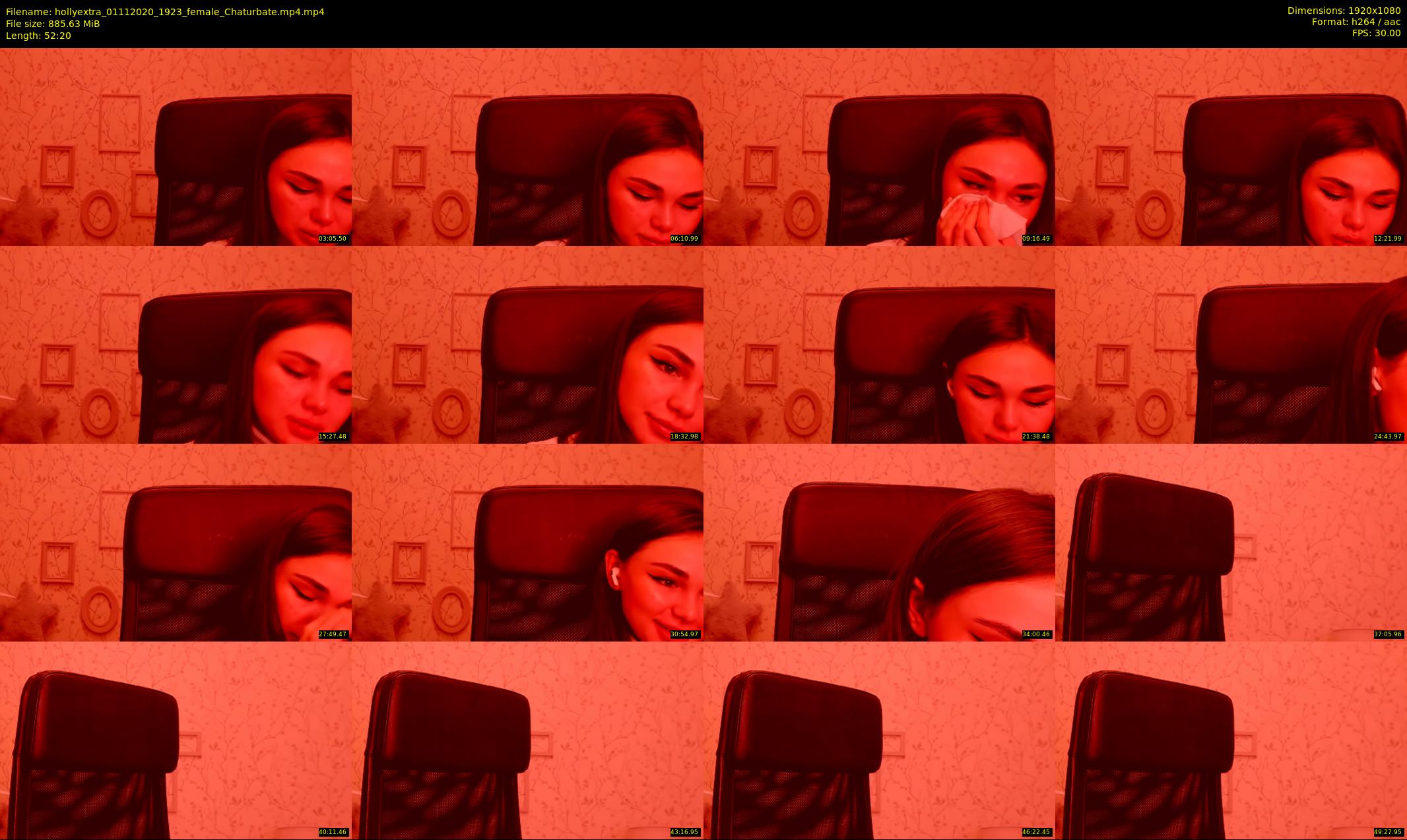 hollyextra — 53 minute Chaturbate female cam show recording, 1080p, Nov 1, 2020