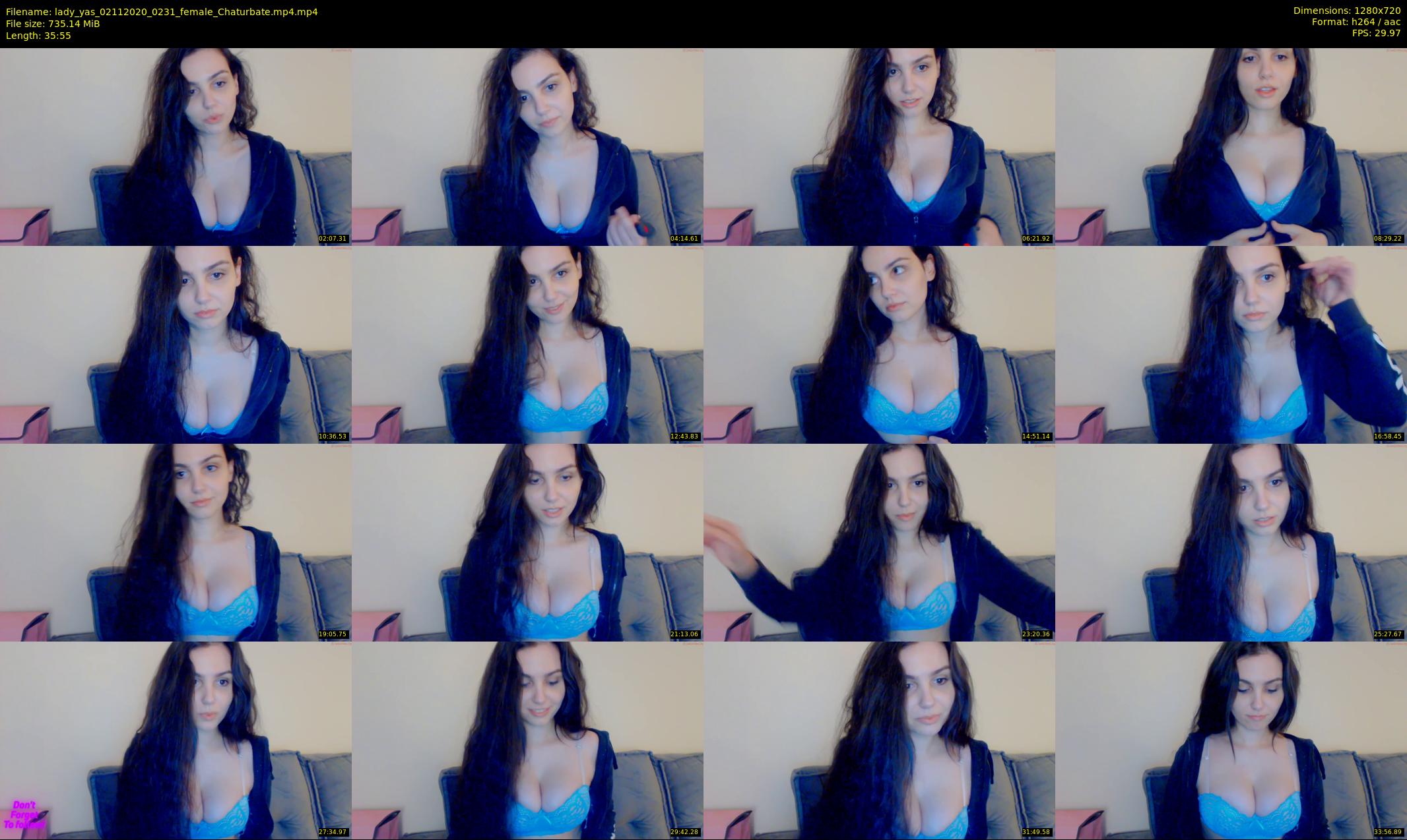lady_yas — 36 minute Chaturbate female cam show recording, 720p, Nov 2, 2020