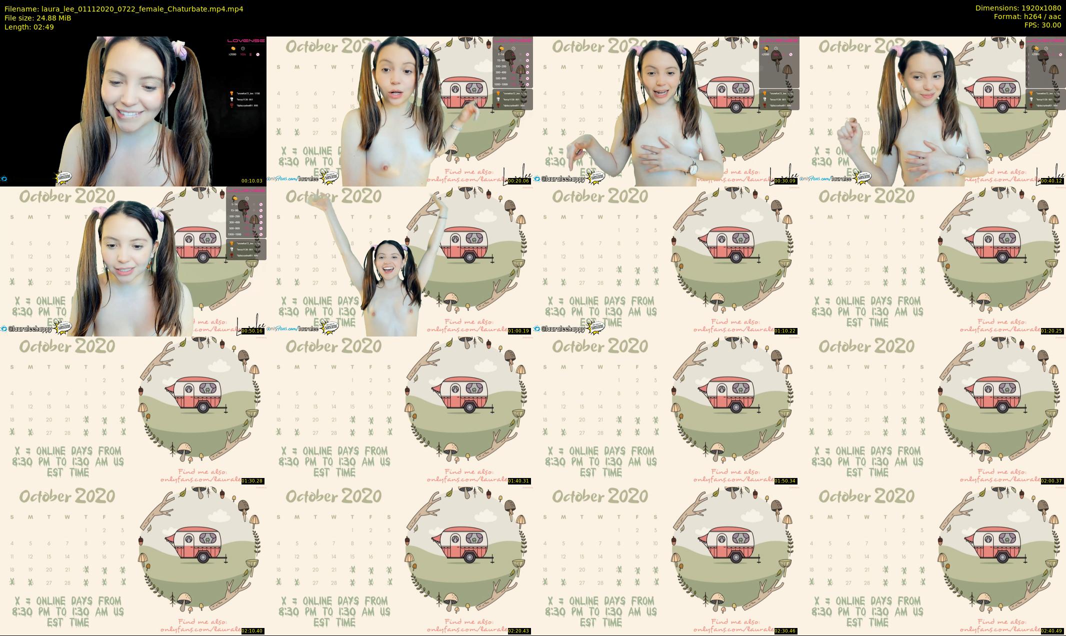 laura_lee — 3 minute Chaturbate female cam show recording, 1080p, Nov 1, 2020