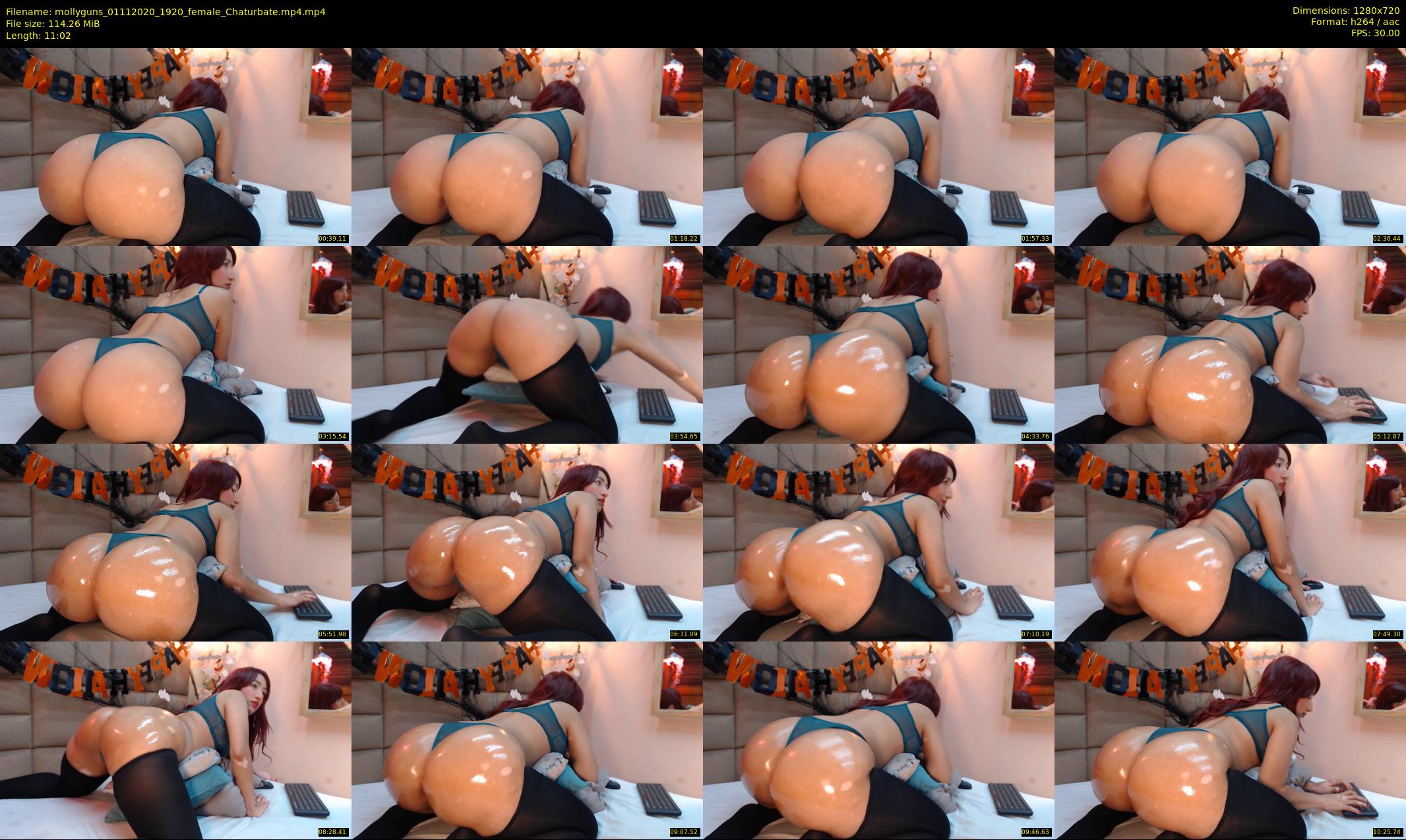mollyguns — 12 minute Chaturbate female cam show recording, 720p, Nov 1, 2020