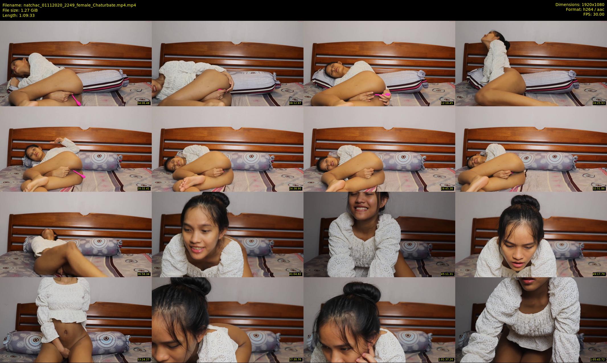 natchac — 70 minute Chaturbate female cam show recording, 1080p, Nov 1, 2020