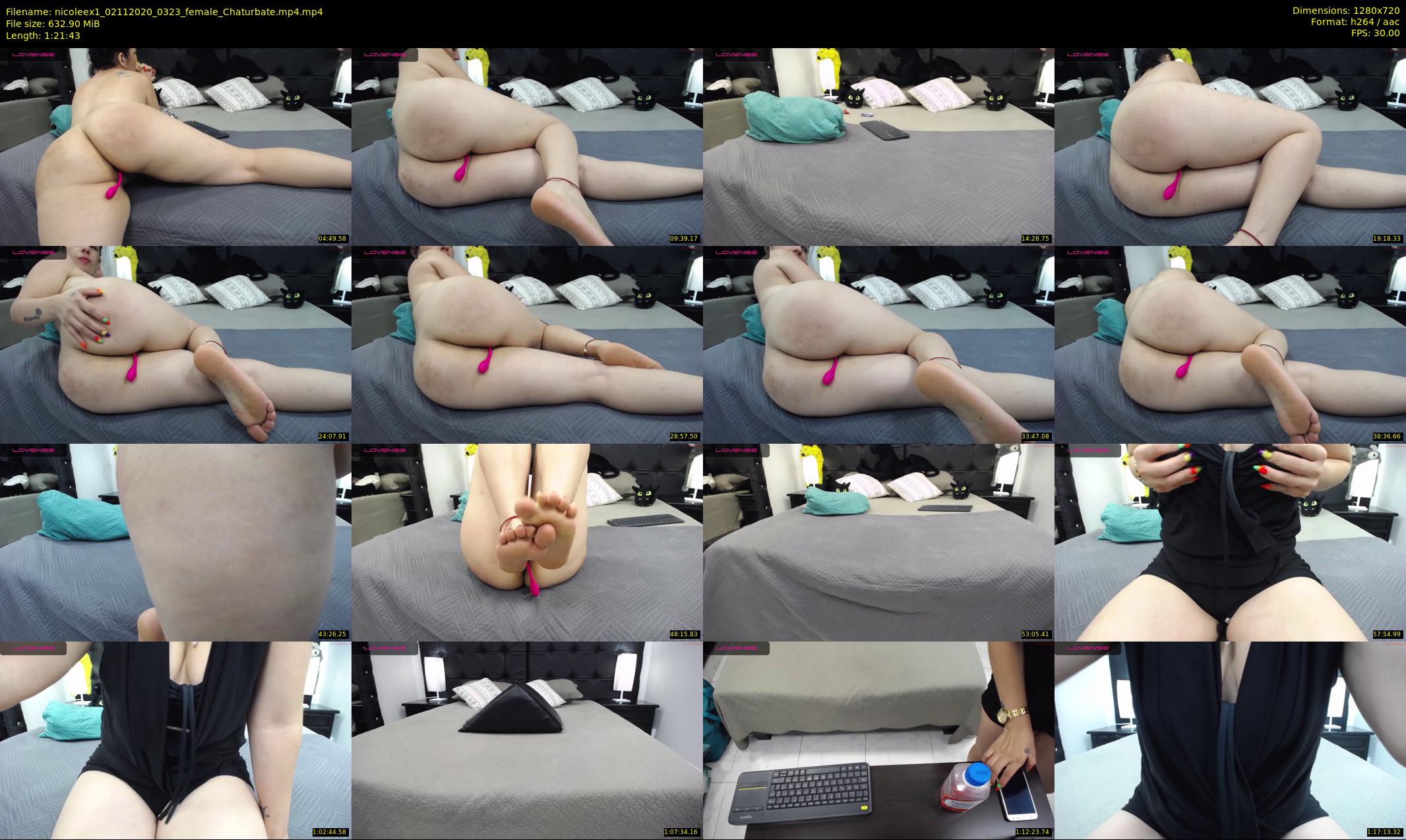 nicoleex1 — 82 minute Chaturbate female cam show recording, 720p, Nov 2, 2020