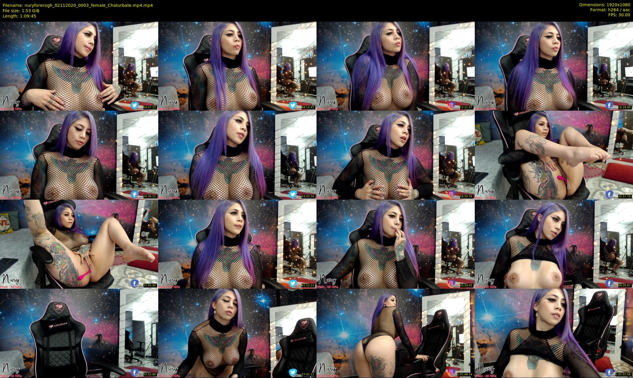 nuryforerogh — 70 minute Chaturbate female cam show recording, 1080p, Nov 2, 2020