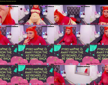 pyrowayne — 59 minute Chaturbate female cam show recording, 720p, Nov 1, 2020