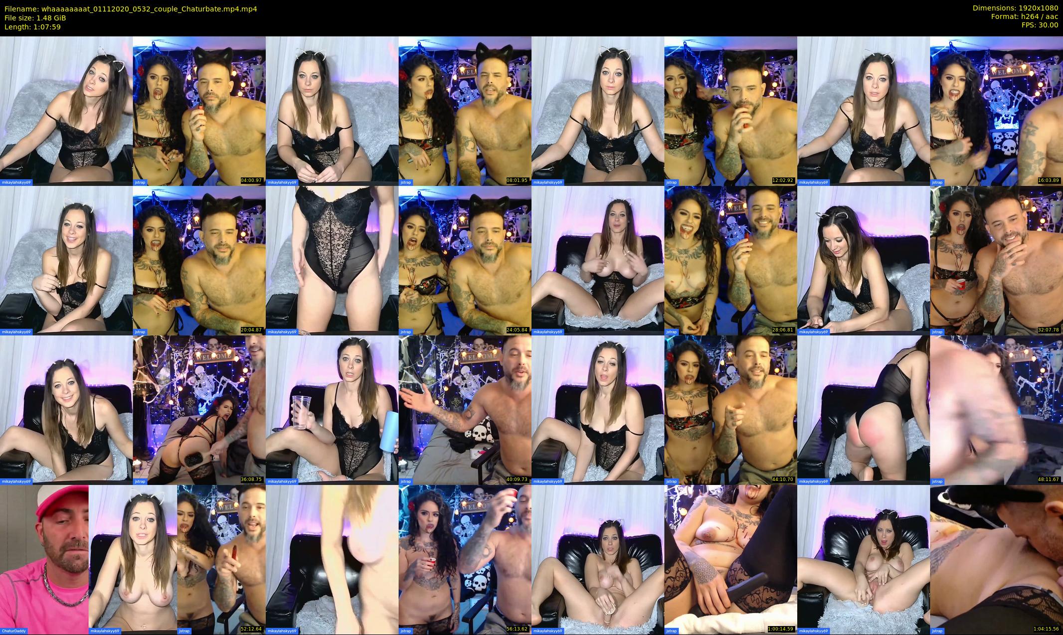 whaaaaaaaat — 68 minute Chaturbate couple cam show recording, 1080p, Nov 1, 2020