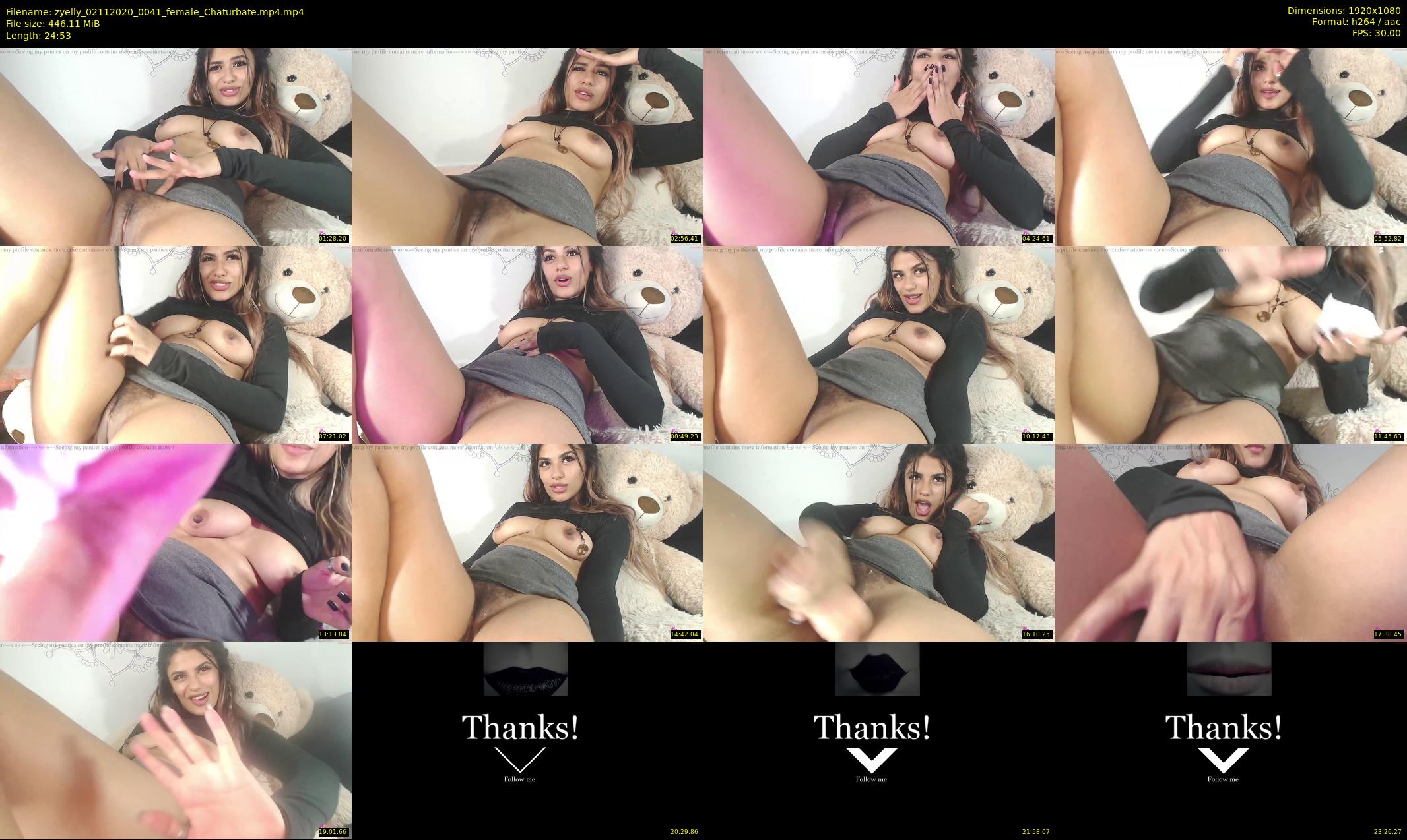 zyelly — 25 minute Chaturbate female cam show recording, 1080p, Nov 2, 2020