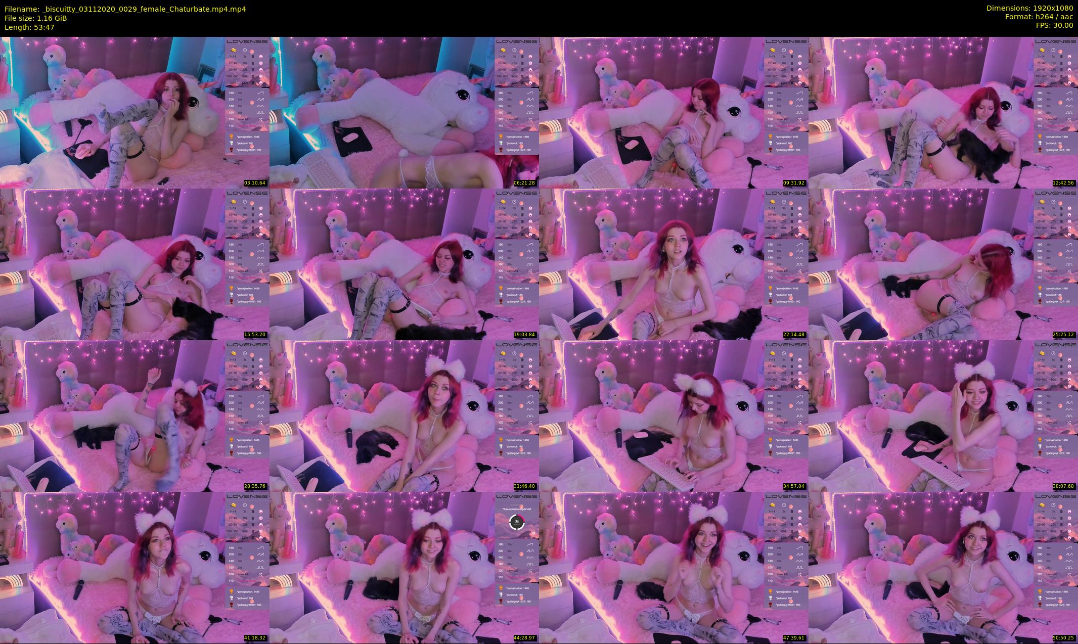 _biscuitty — 54 minute Chaturbate female cam show recording, 1080p, Nov 3, 2020