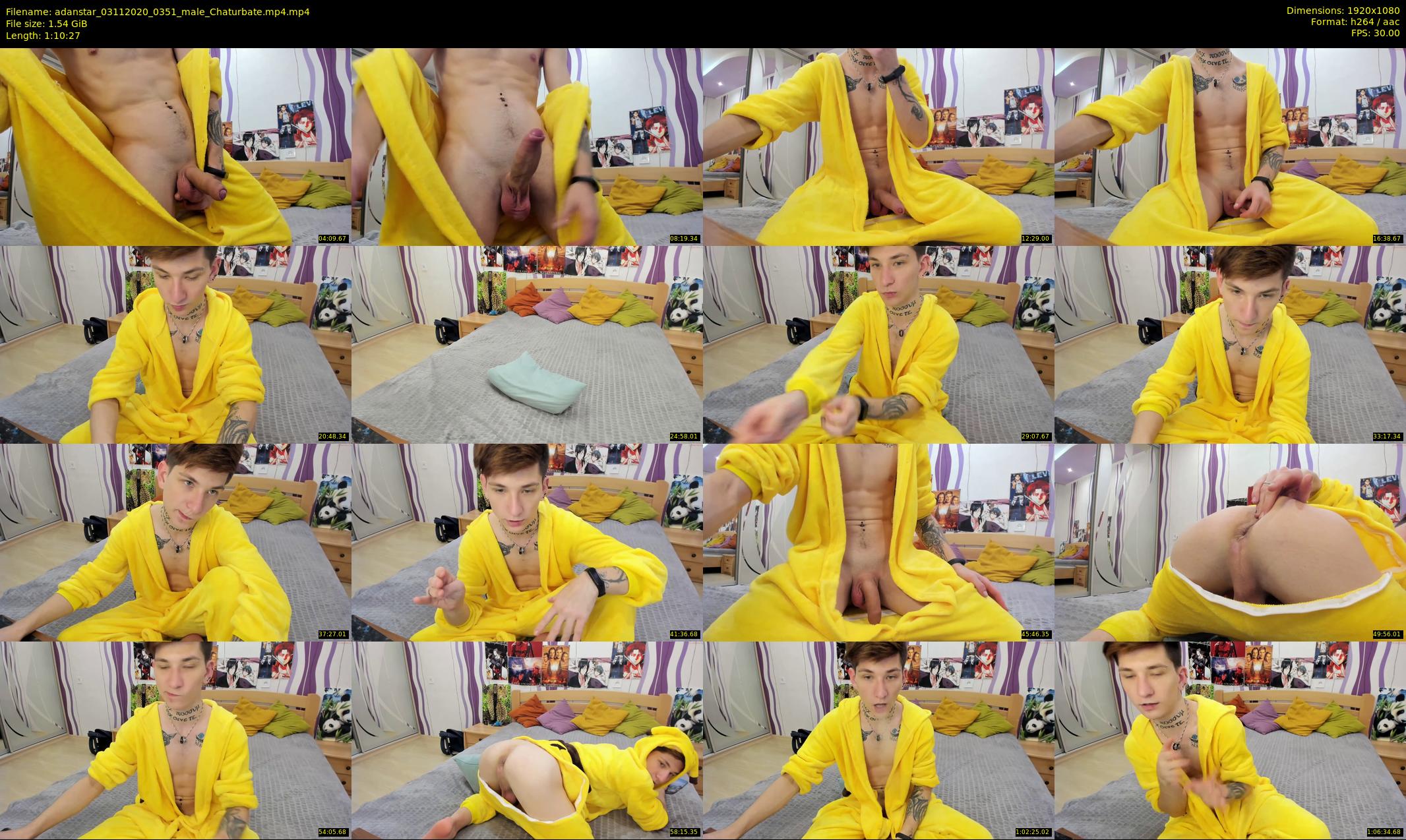 adanstar — 71 minute Chaturbate male cam show recording, 1080p, Nov 3, 2020
