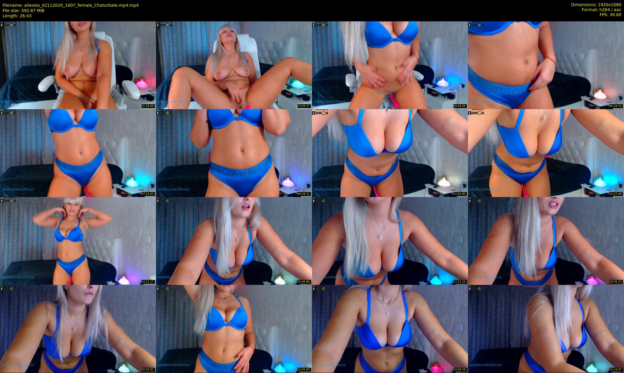 aliessia — 27 minute Chaturbate female cam show recording, 1080p, Nov 2, 2020