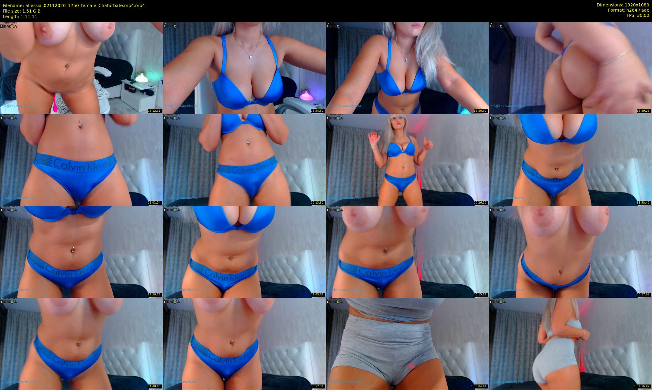 aliessia — 72 minute Chaturbate female cam show recording, 1080p, Nov 2, 2020