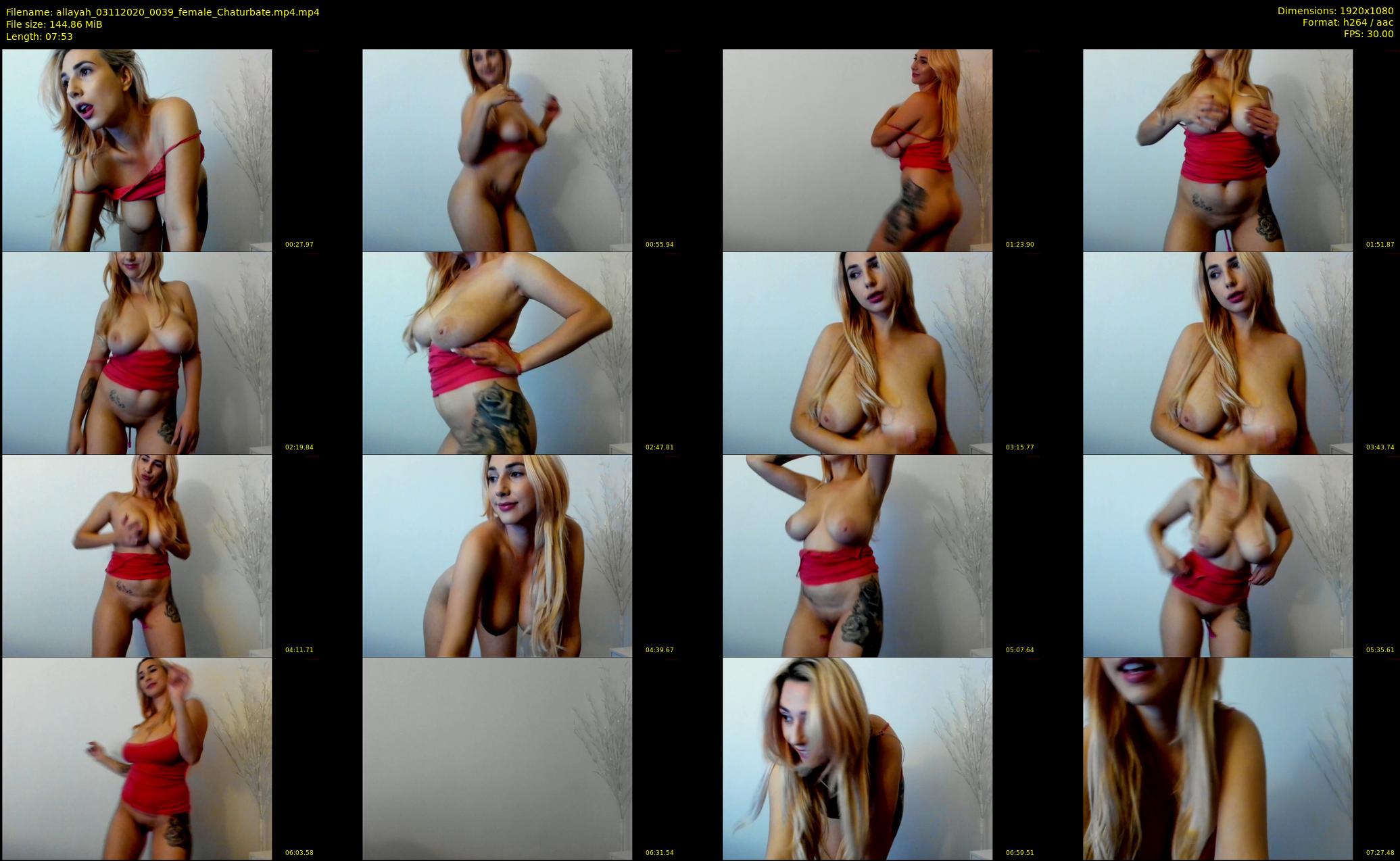 allayah — 8 minute Chaturbate female cam show recording, 1080p, Nov 3, 2020