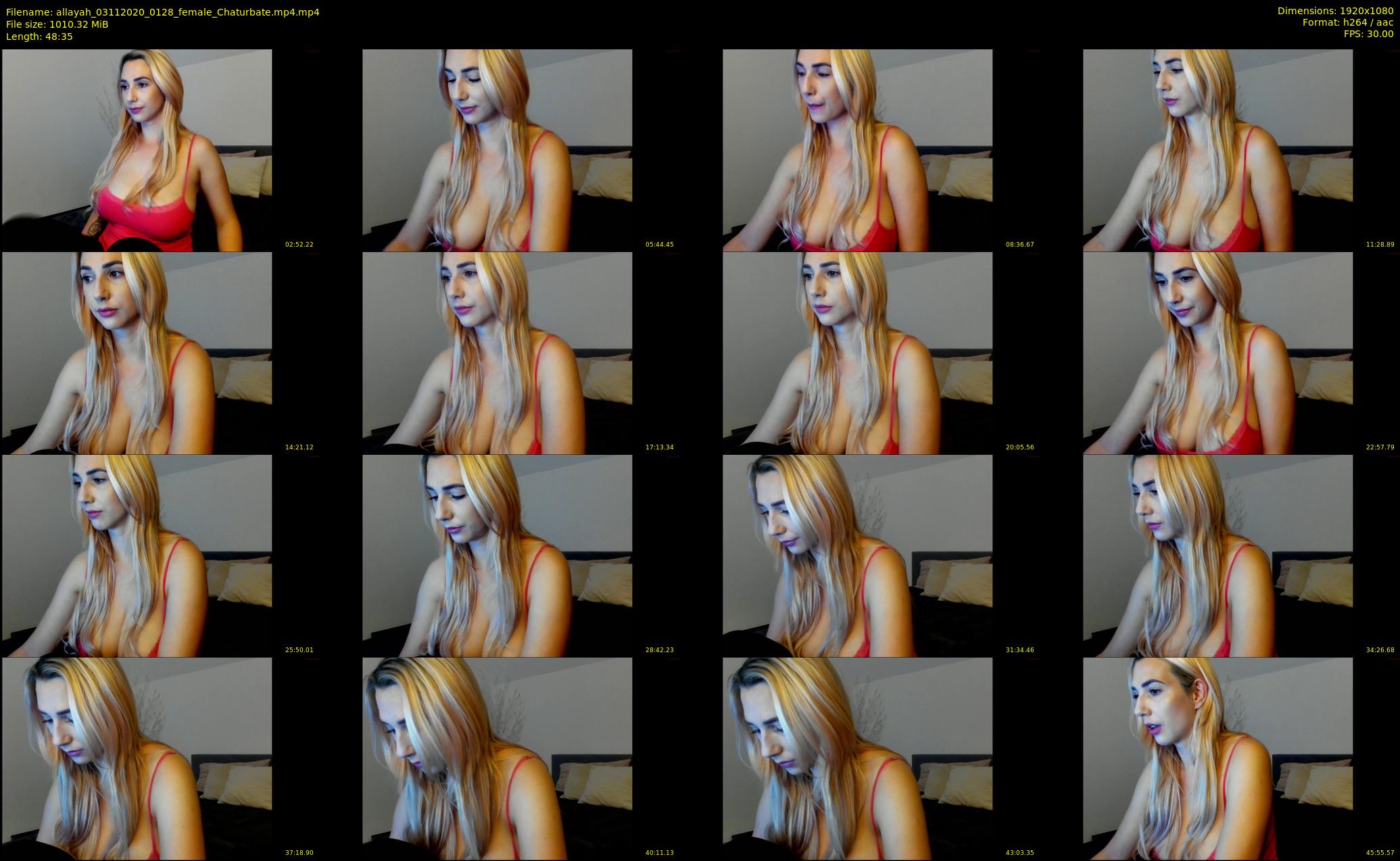 allayah — 49 minute Chaturbate female cam show recording, 1080p, Nov 3, 2020