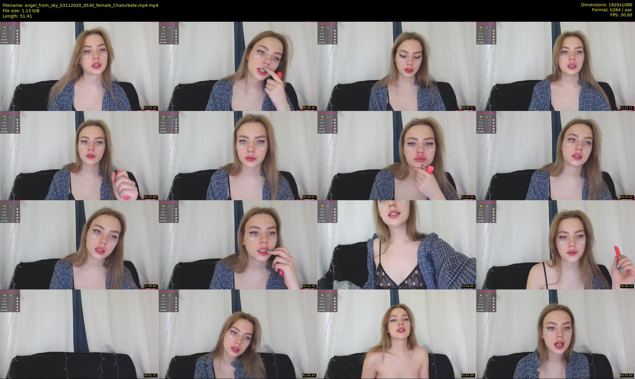 angel_from_sky — 52 minute Chaturbate female cam show recording, 1080p, Nov 3, 2020