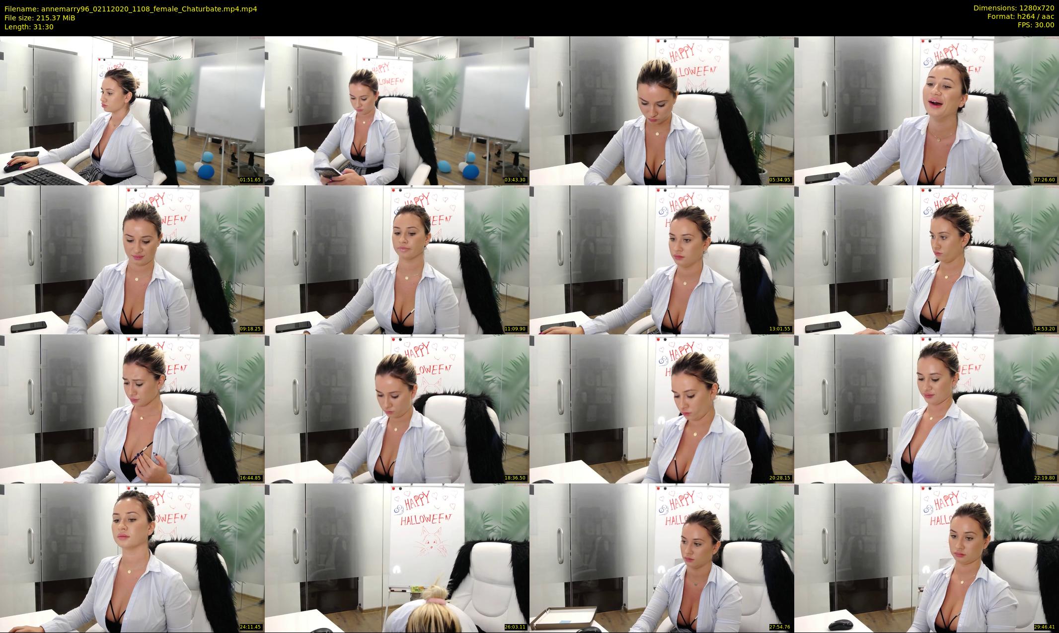 annemarry96 — 32 minute Chaturbate female cam show recording, 720p, Nov 2, 2020