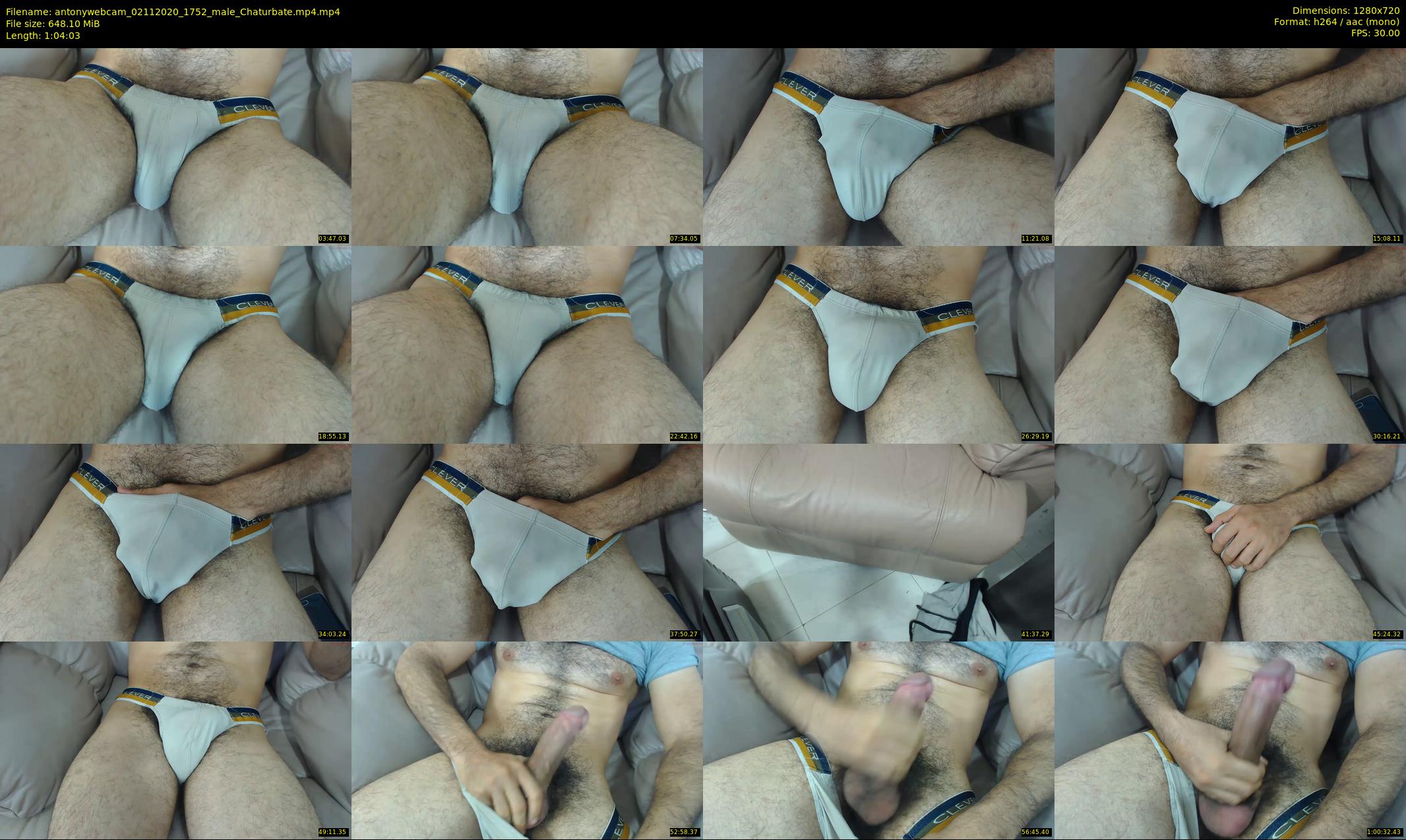 antonywebcam — 65 minute Chaturbate male cam show recording, 720p, Nov 2, 2020