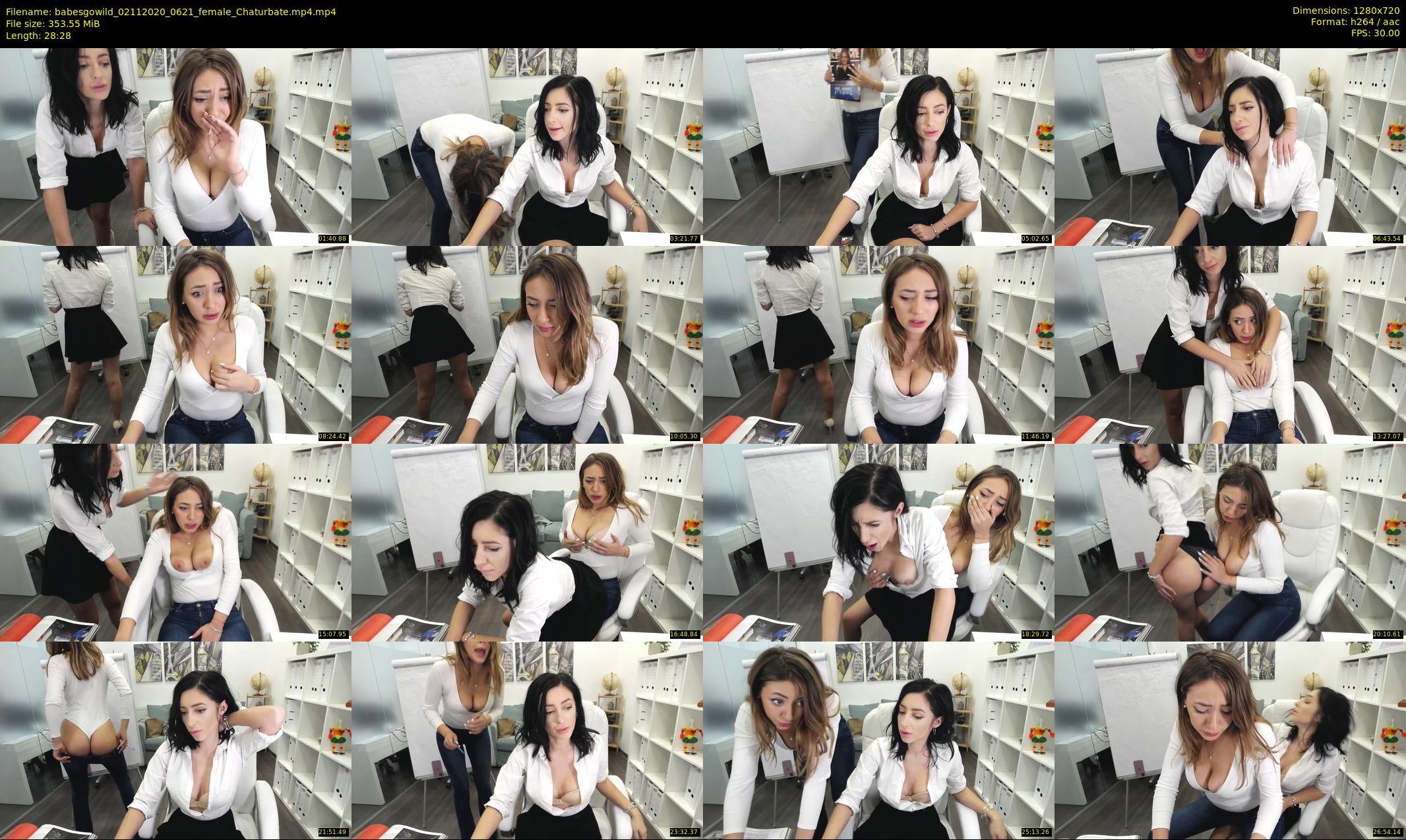 babesgowild — 29 minute Chaturbate couple cam show recording, 720p, Nov 2, 2020