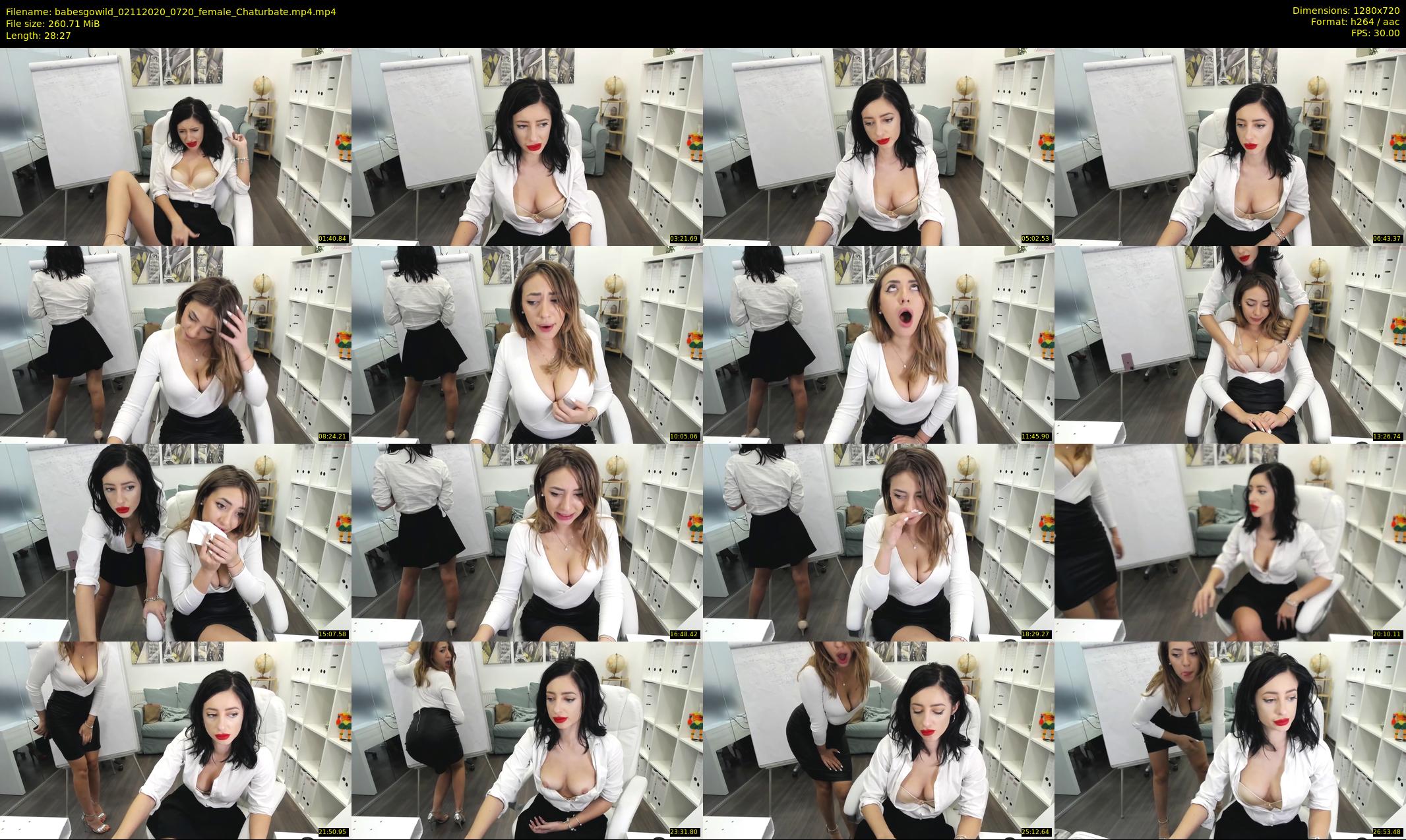 babesgowild — 29 minute Chaturbate couple cam show recording, 720p, Nov 2, 2020
