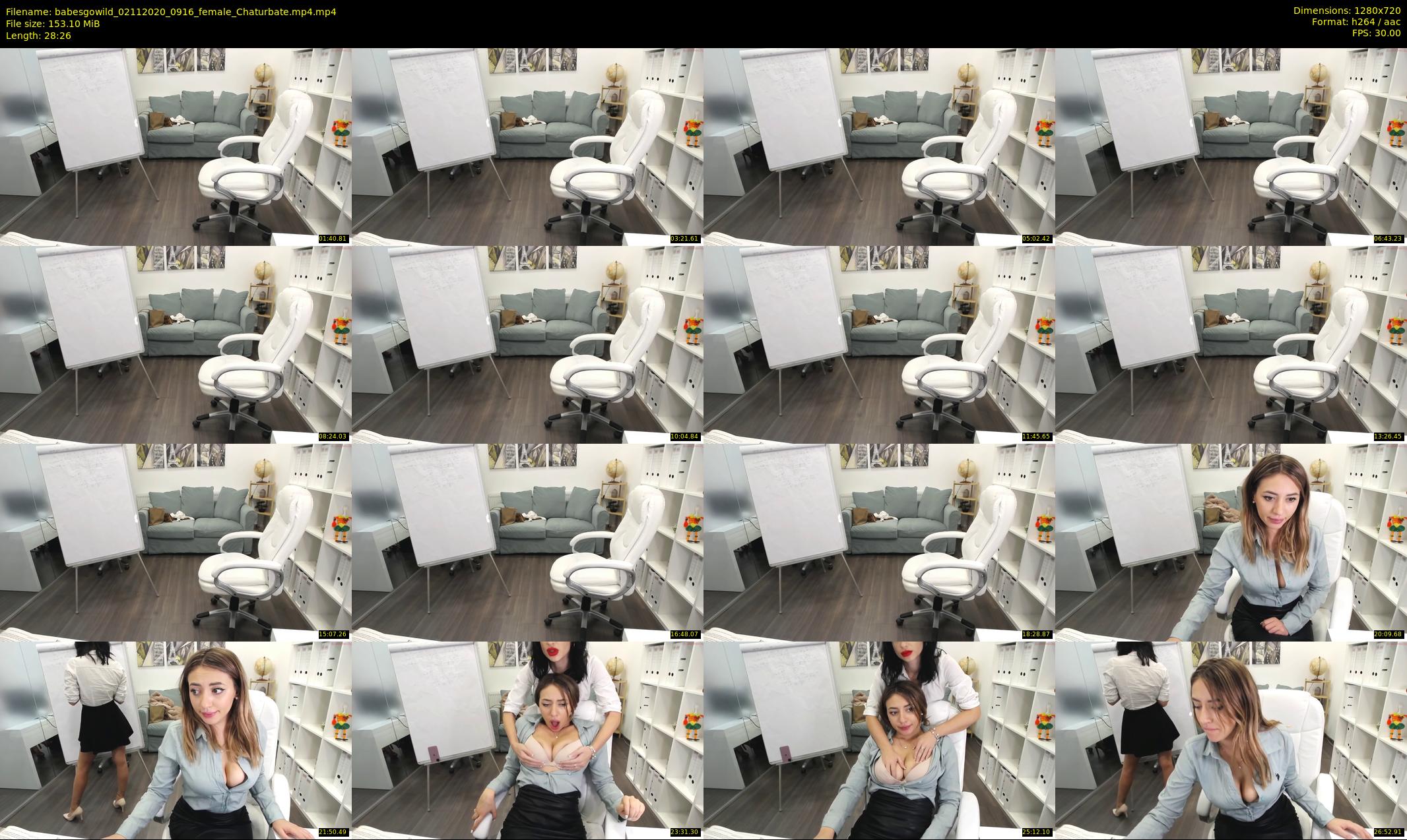 babesgowild — 29 minute Chaturbate couple cam show recording, 720p, Nov 2, 2020