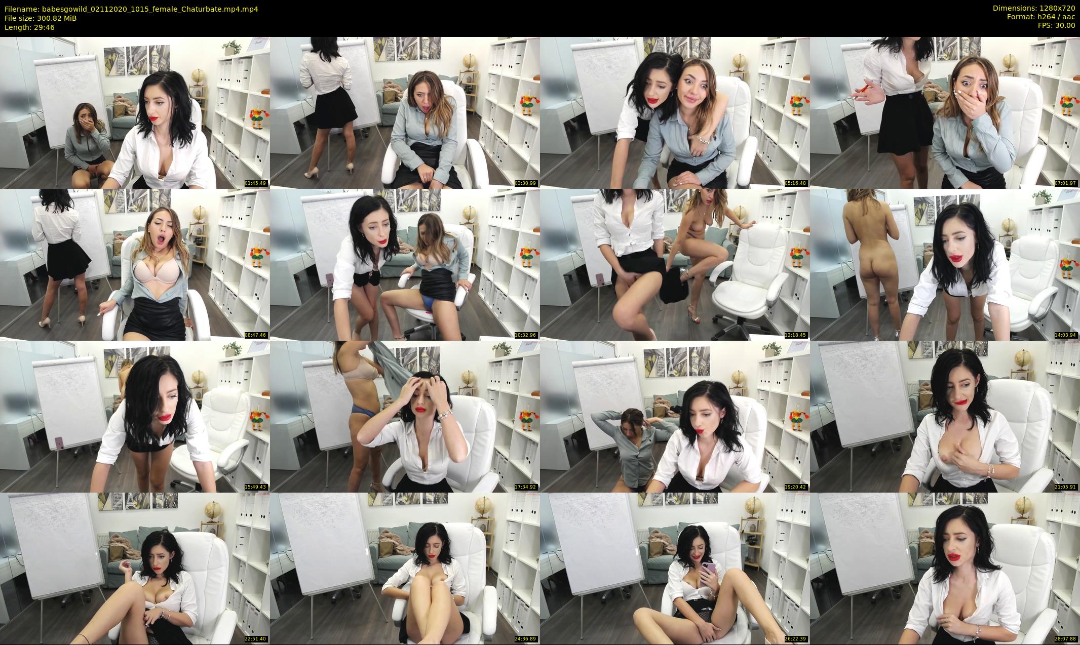 babesgowild — 30 minute Chaturbate couple cam show recording, 720p, Nov 2, 2020