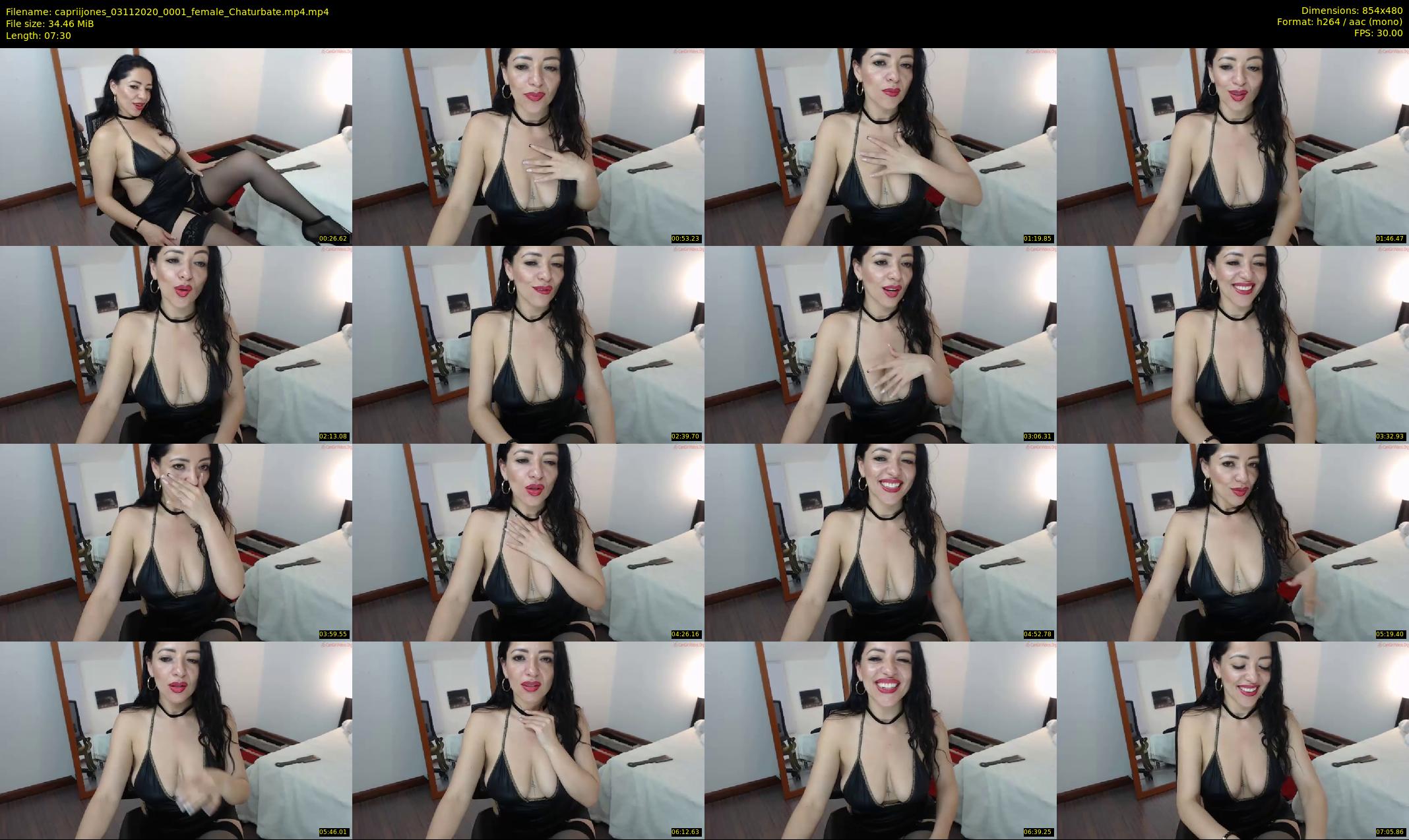 capriijones — 8 minute Chaturbate female cam show recording, 480p, Nov 3, 2020