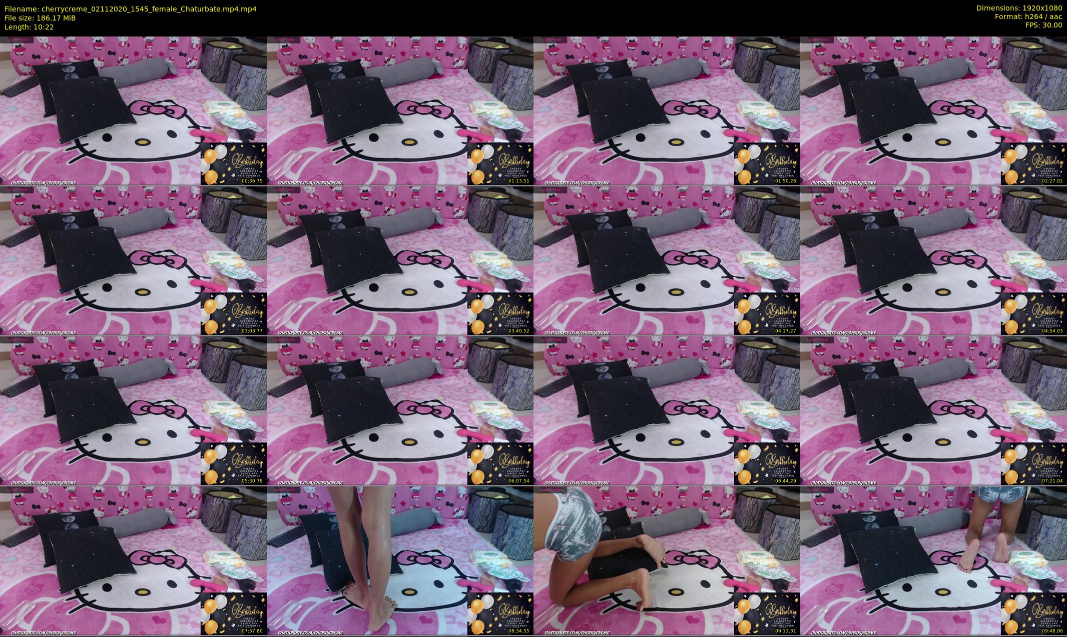 cherrycreme — 11 minute Chaturbate female cam show recording, 1080p, Nov 2, 2020